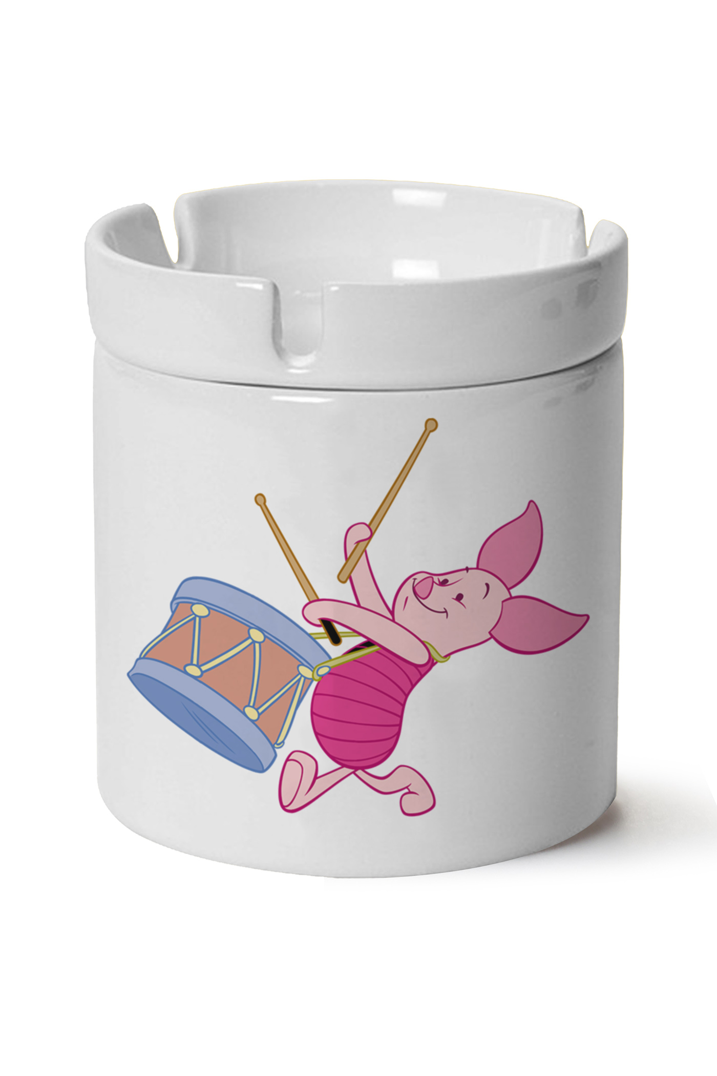 Piglet Baskılı Porselen At Söndür Küllük