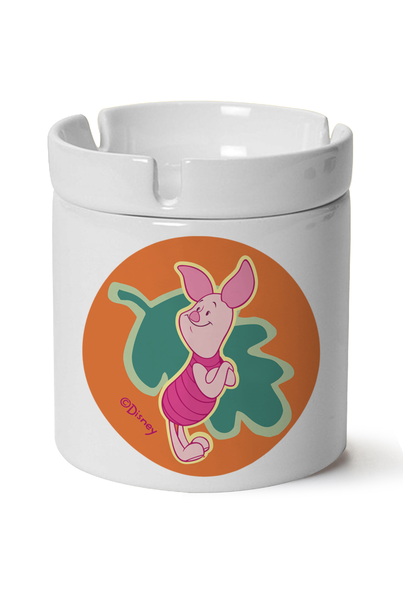 Piglet Baskılı Porselen At Söndür Küllük