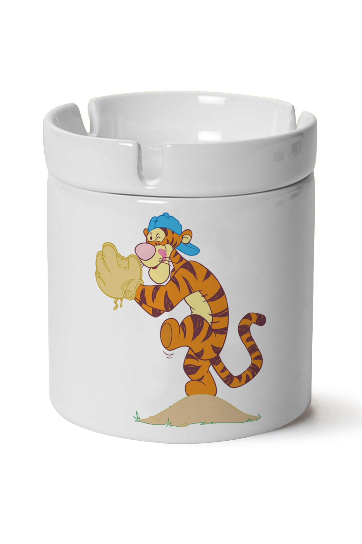 Tigger Baskılı Porselen At Söndür Küllük