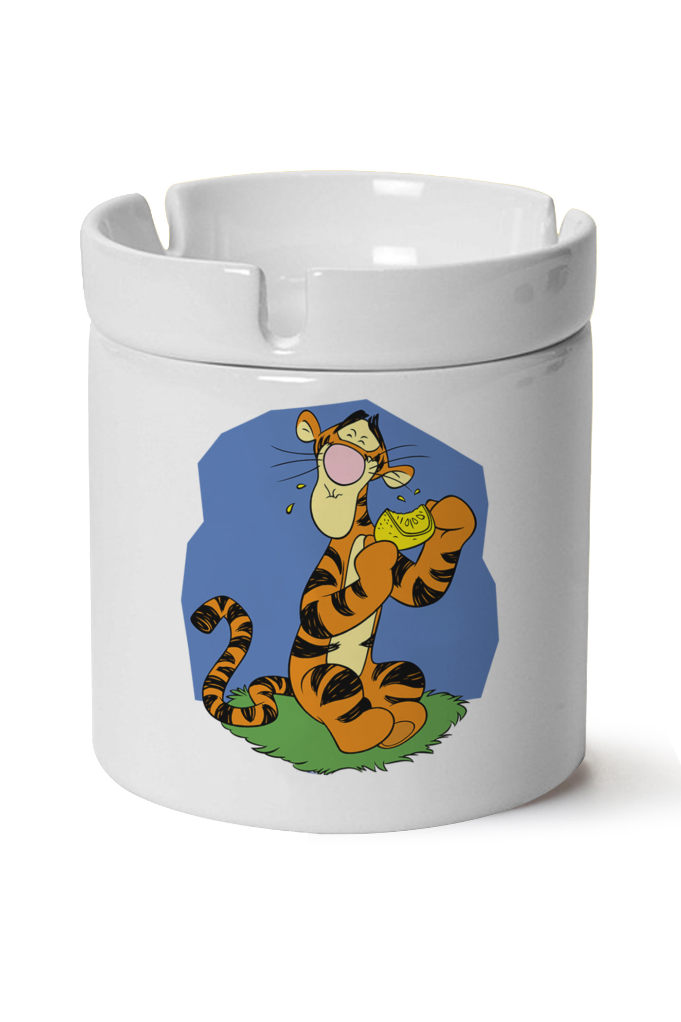 Tigger Baskılı Porselen At Söndür Küllük