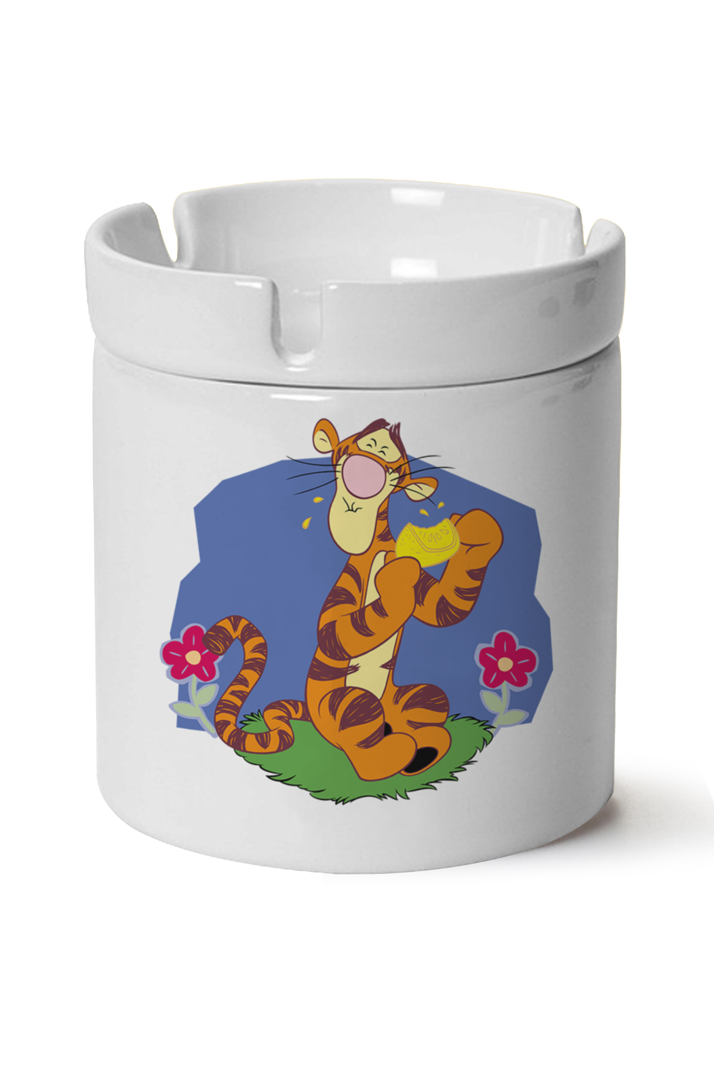 Tigger Baskılı Porselen At Söndür Küllük