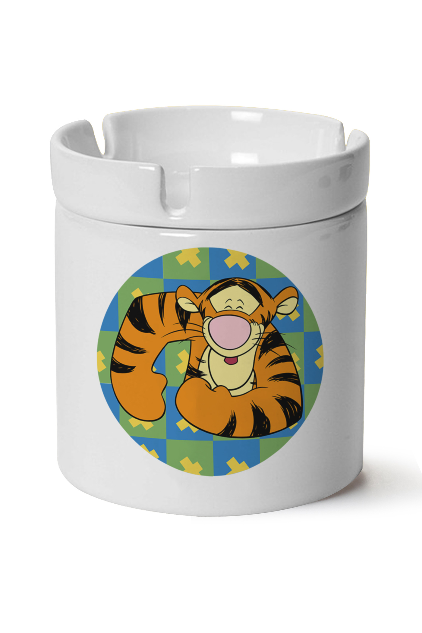 Tigger Baskılı Porselen At Söndür Küllük