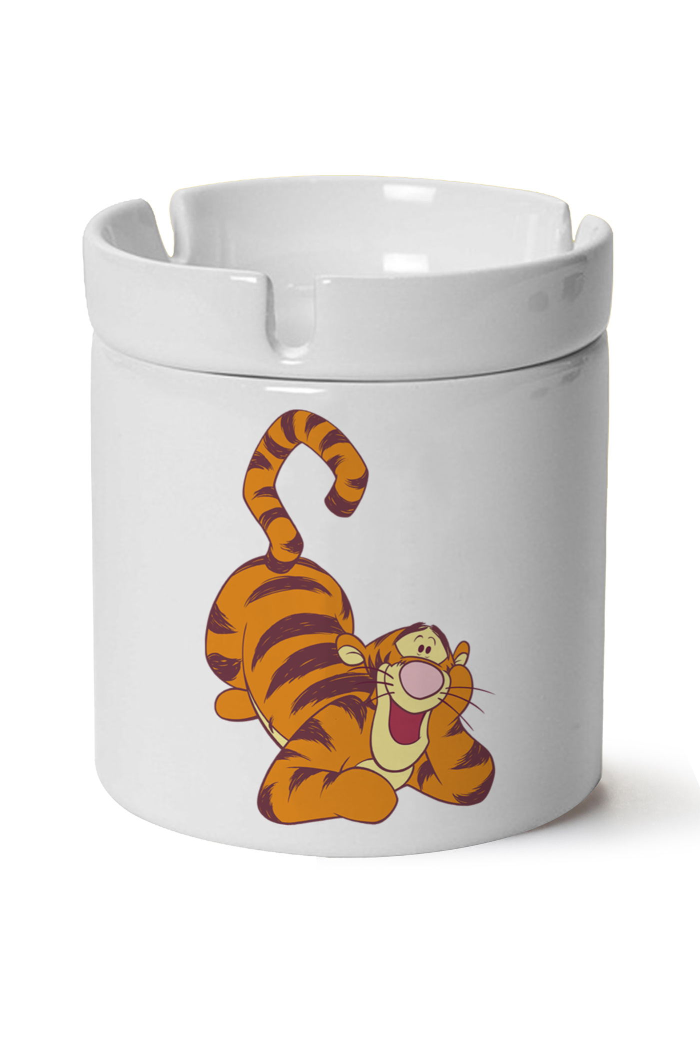 Tigger Baskılı Porselen At Söndür Küllük