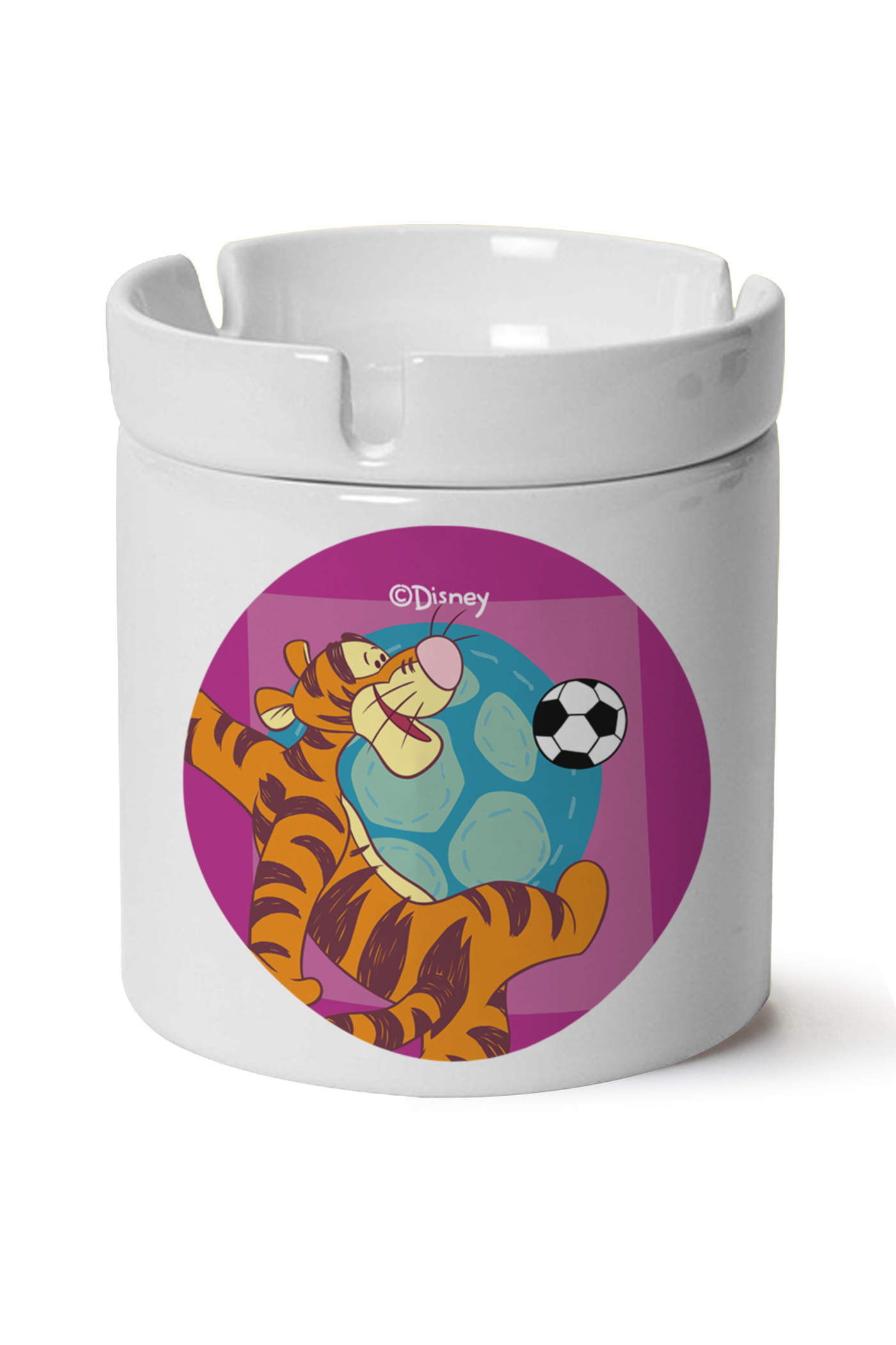 Tigger Baskılı Porselen At Söndür Küllük