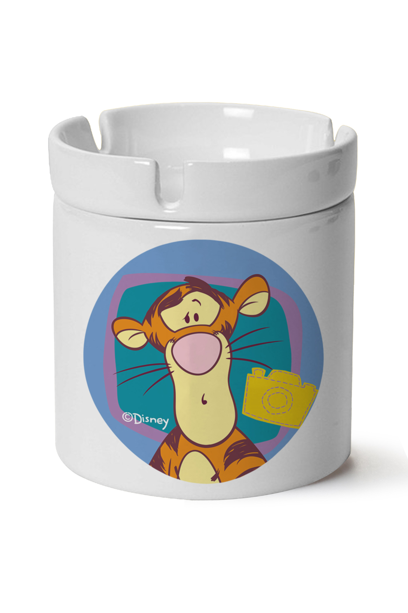 Tigger Baskılı Porselen At Söndür Küllük