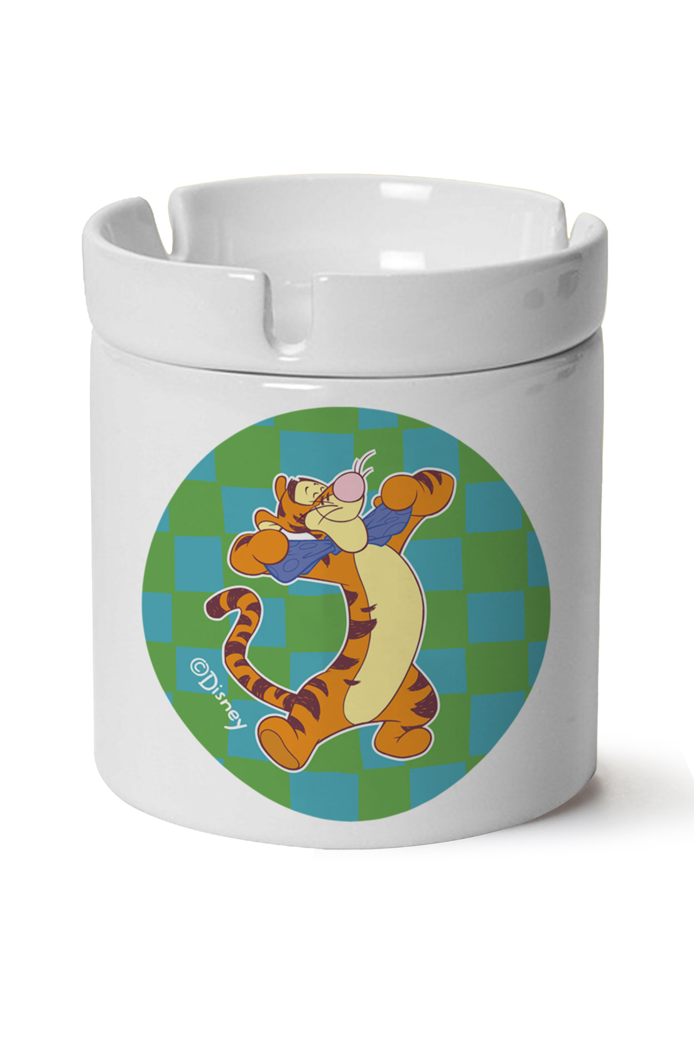 Tigger Baskılı Porselen At Söndür Küllük