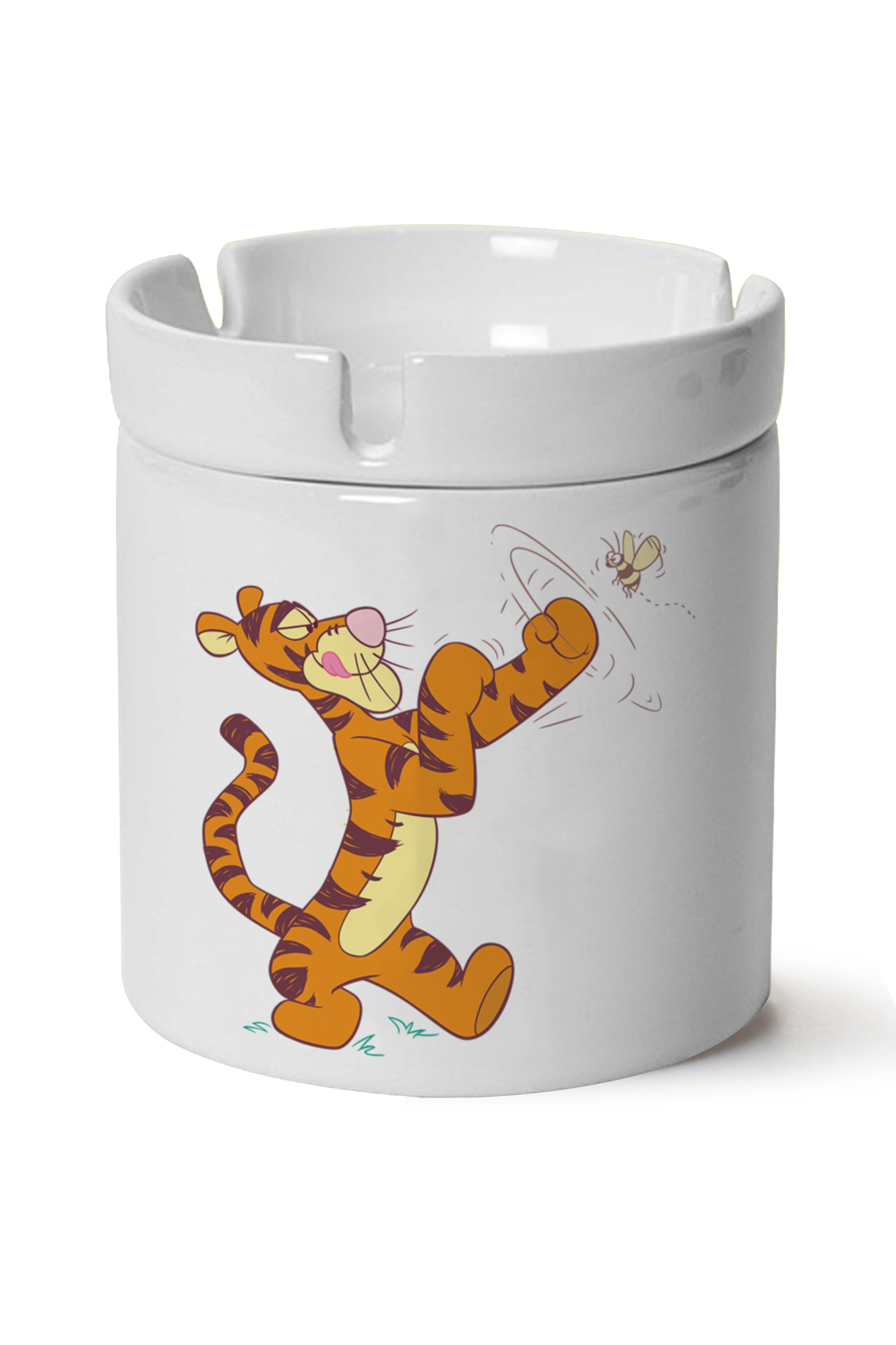 Tigger Baskılı Porselen At Söndür Küllük