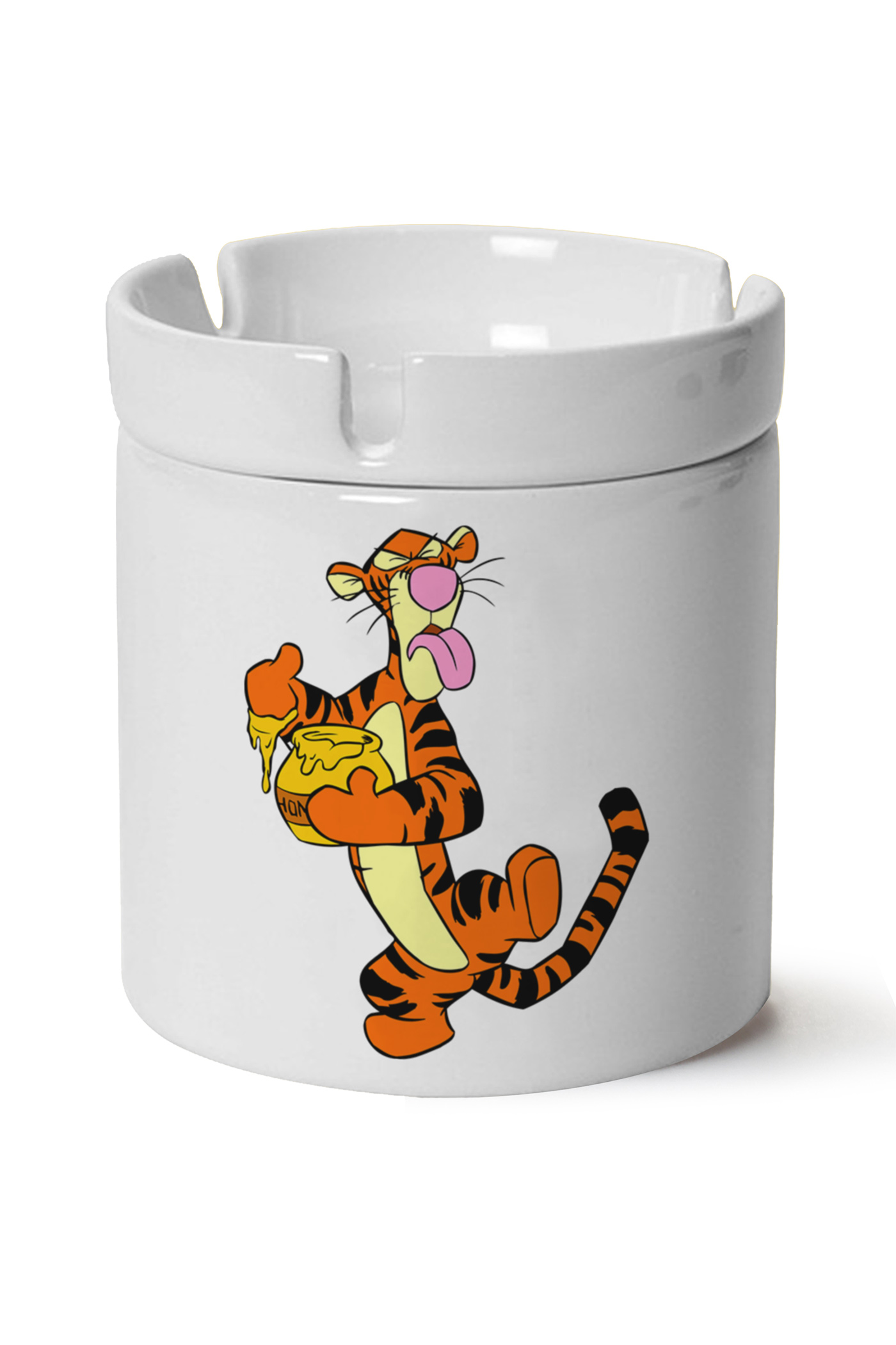 Tigger Baskılı Porselen At Söndür Küllük