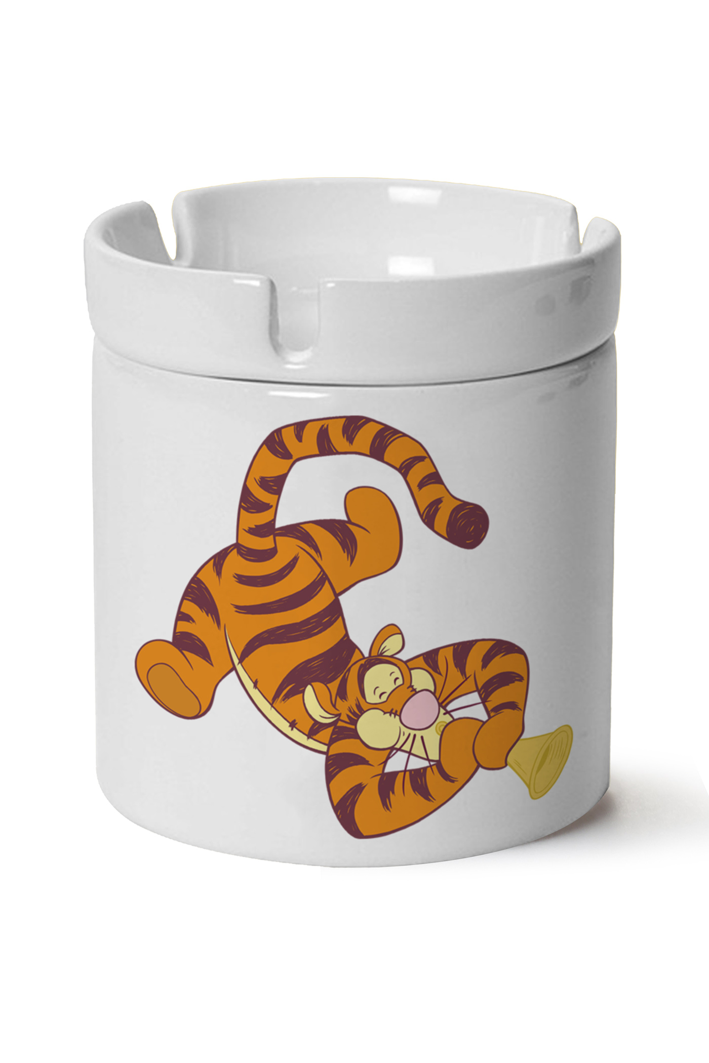 Tigger Baskılı Porselen At Söndür Küllük