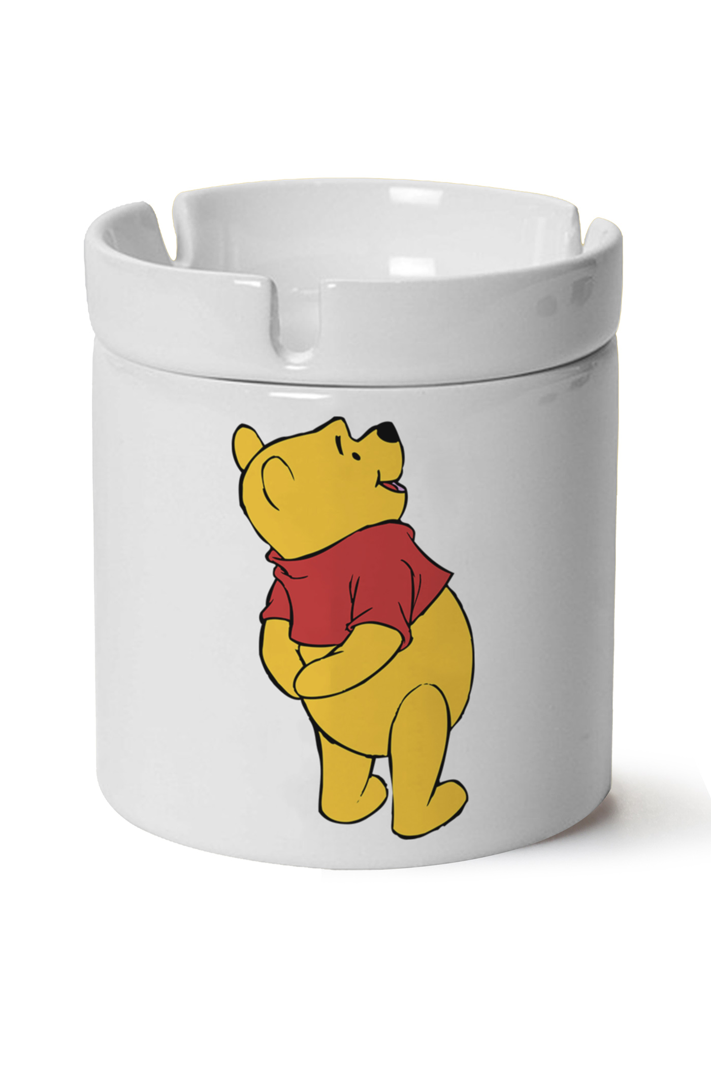 Winnie The Pooh Baskılı Porselen At Söndür Küllük