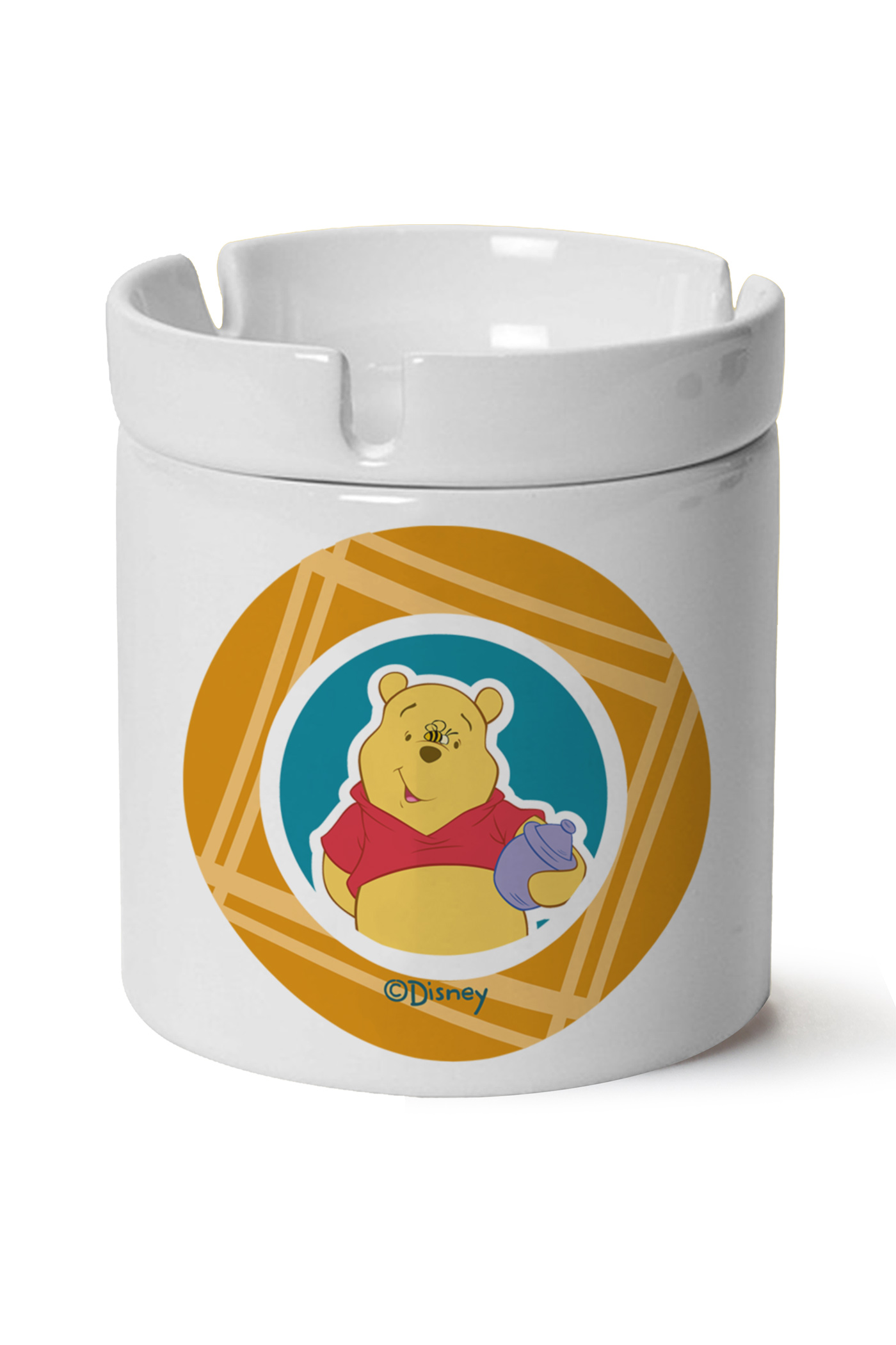 Winnie The Pooh Baskılı Porselen At Söndür Küllük