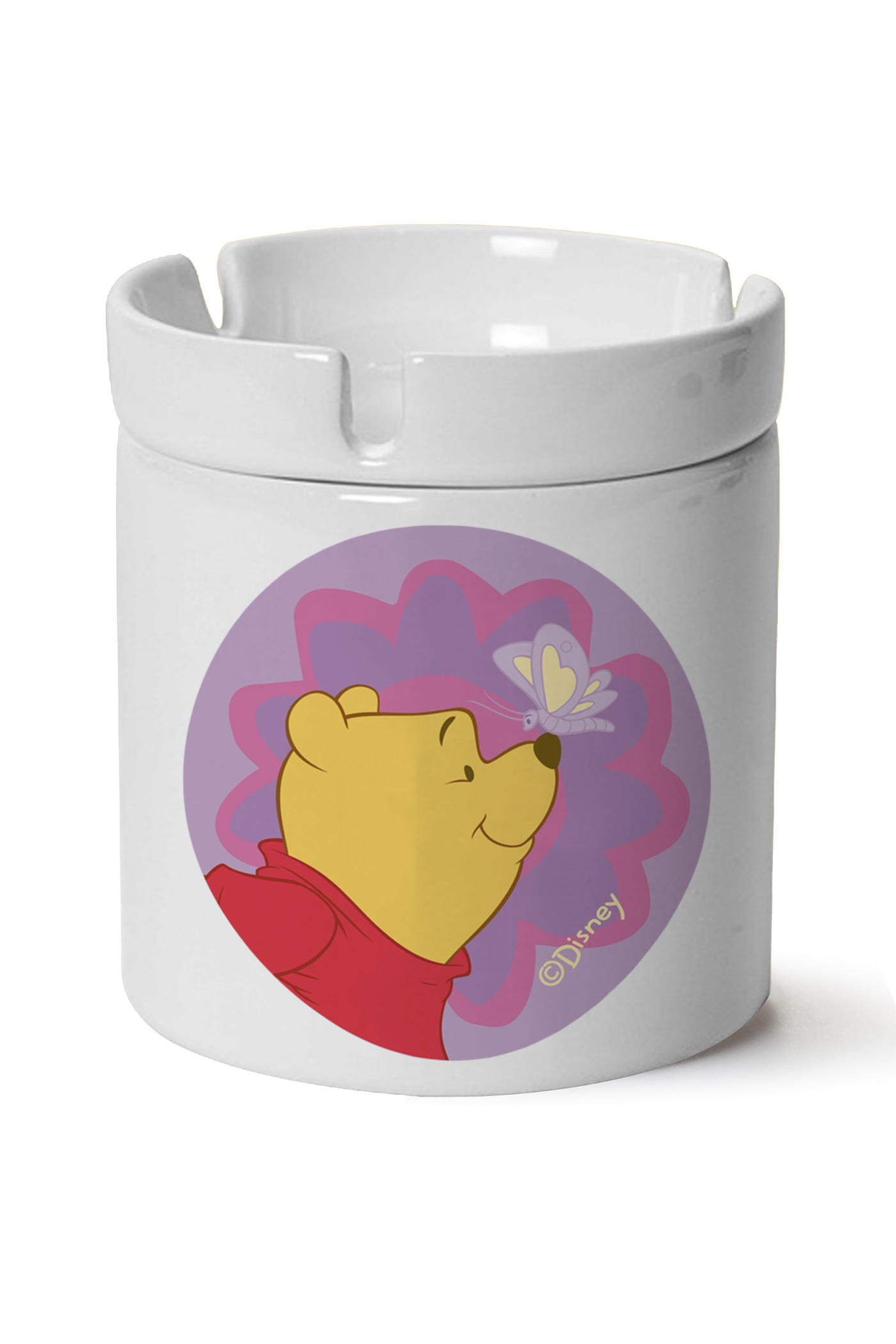 Winnie The Pooh Baskılı Porselen At Söndür Küllük