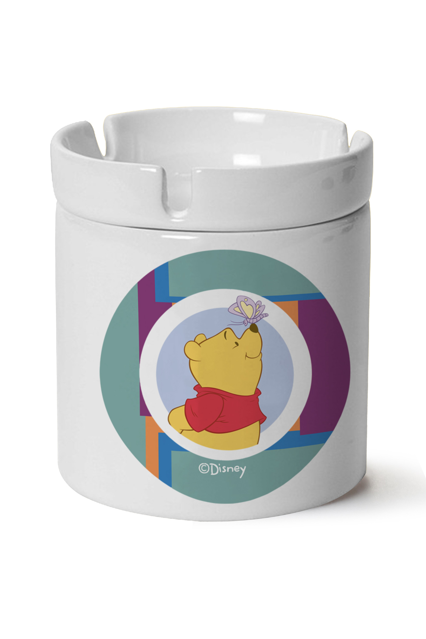 Winnie The Pooh Baskılı Porselen At Söndür Küllük