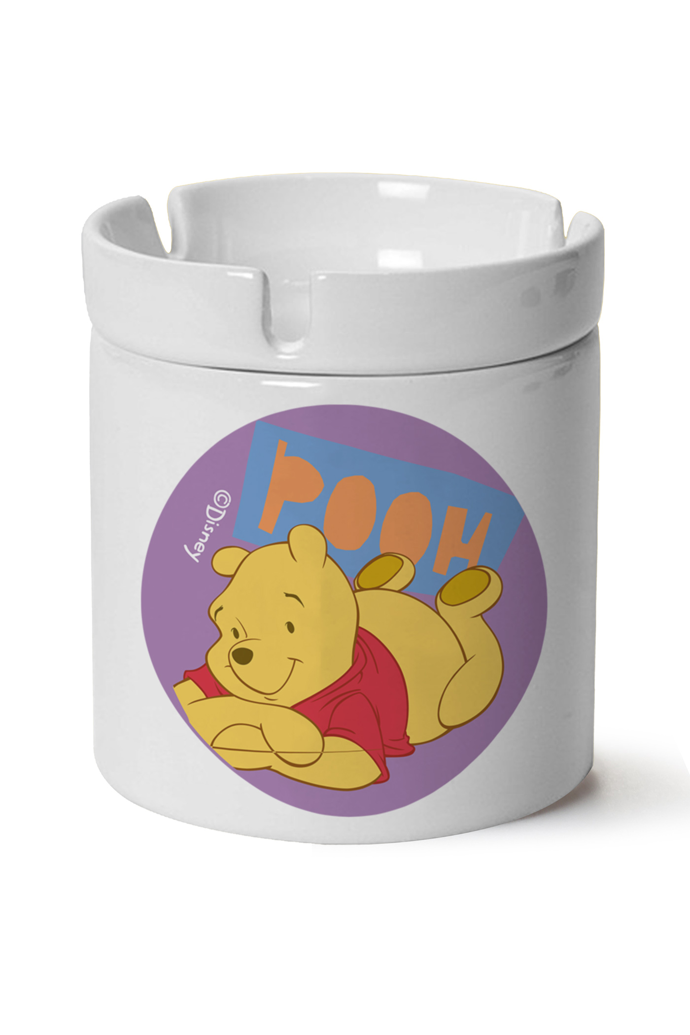 Winnie The Pooh Baskılı Porselen At Söndür Küllük