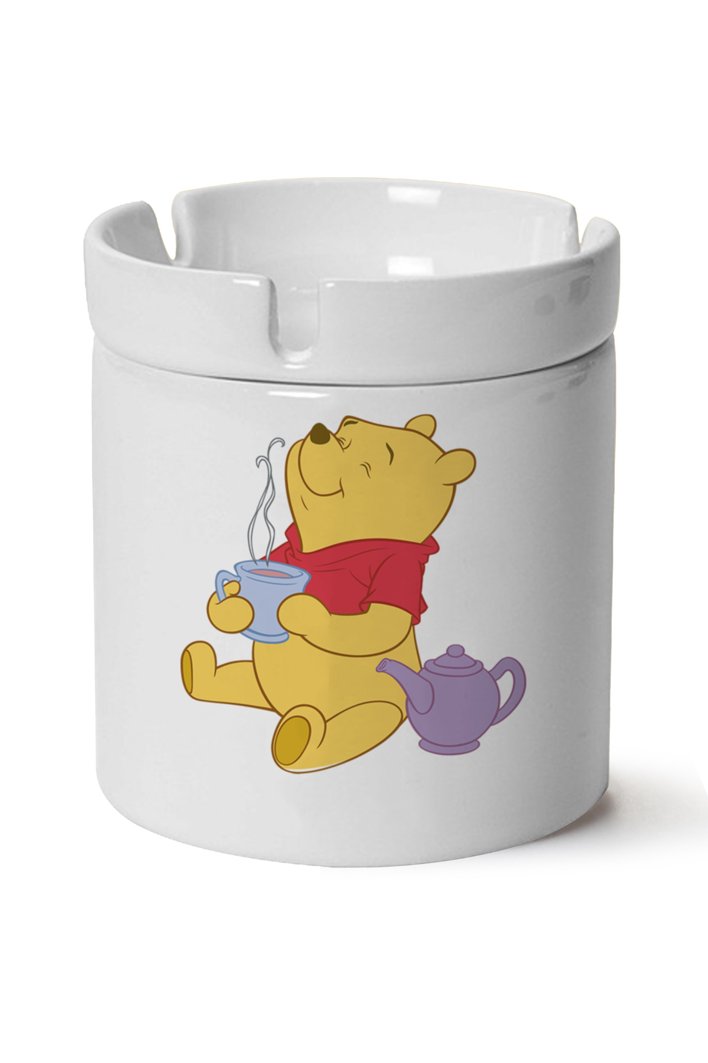 Winnie The Pooh Baskılı Porselen At Söndür Küllük