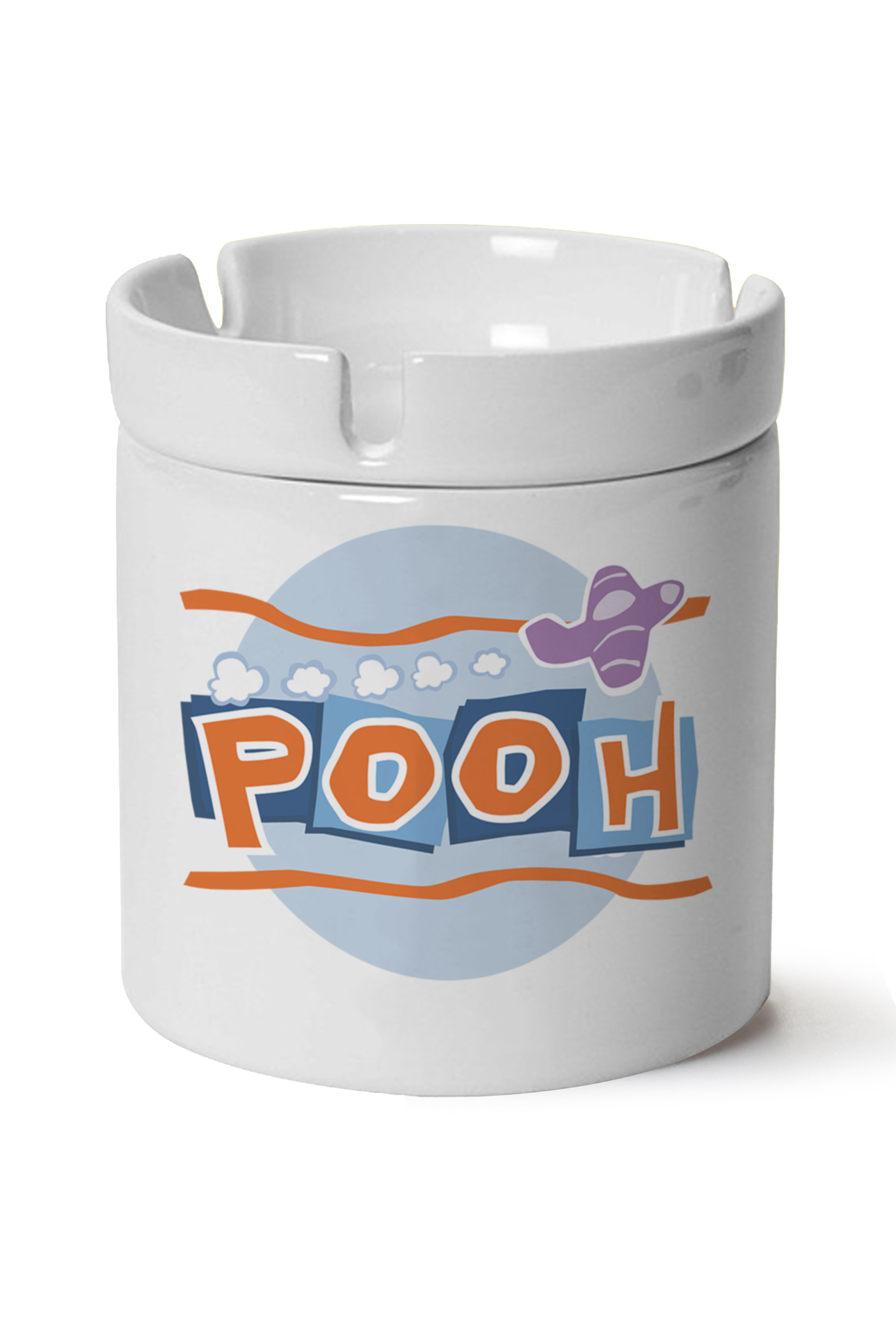 Winnie The Pooh Baskılı Porselen At Söndür Küllük