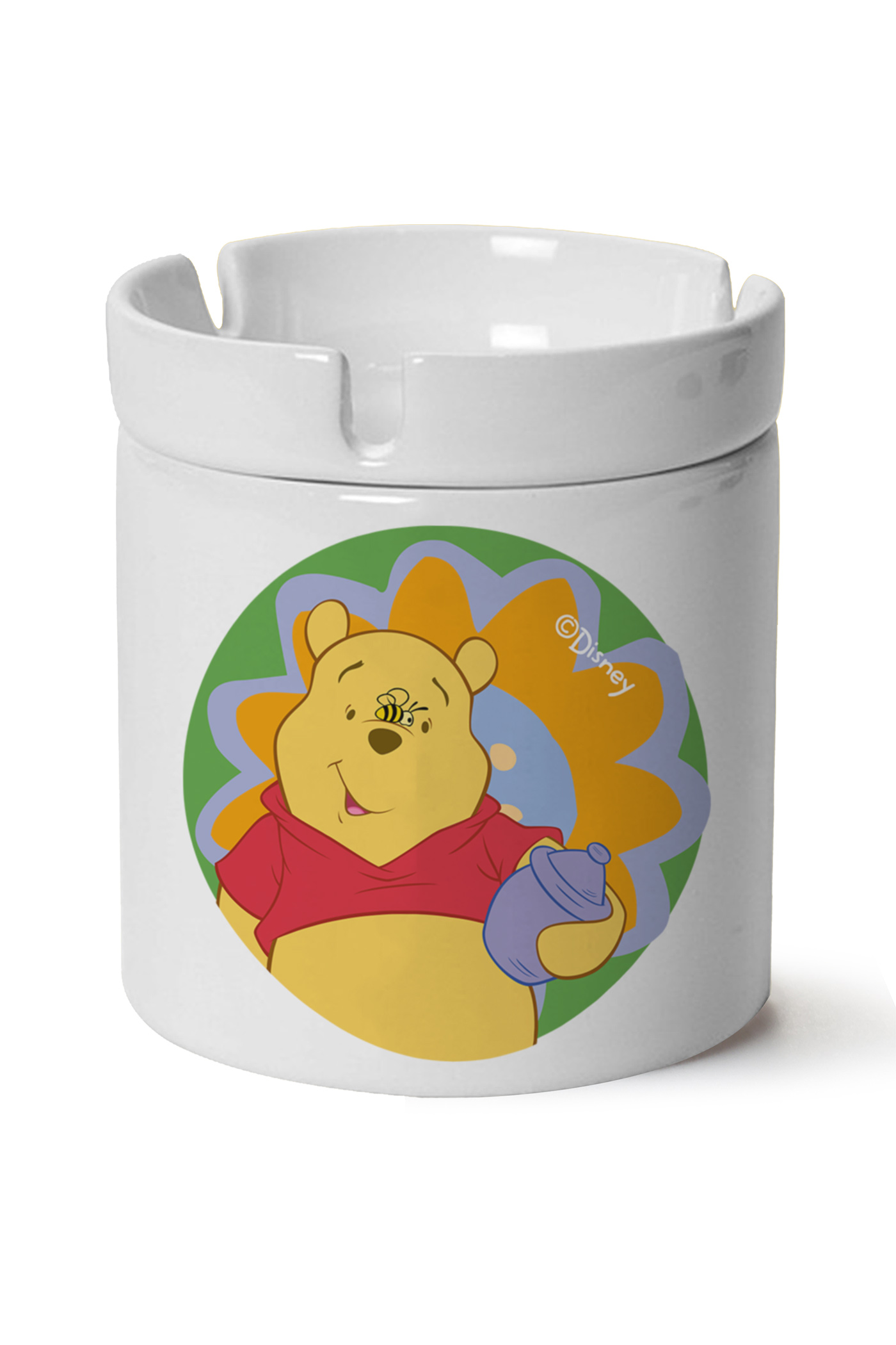 Winnie The Pooh Baskılı Porselen At Söndür Küllük