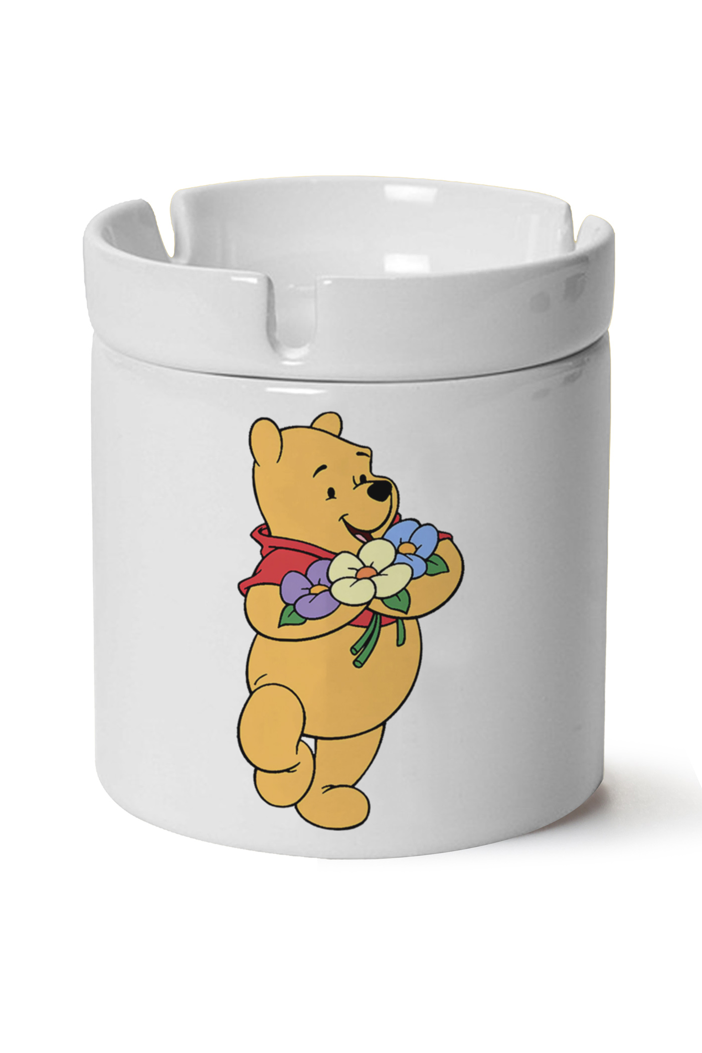 Winnie The Pooh Baskılı Porselen At Söndür Küllük