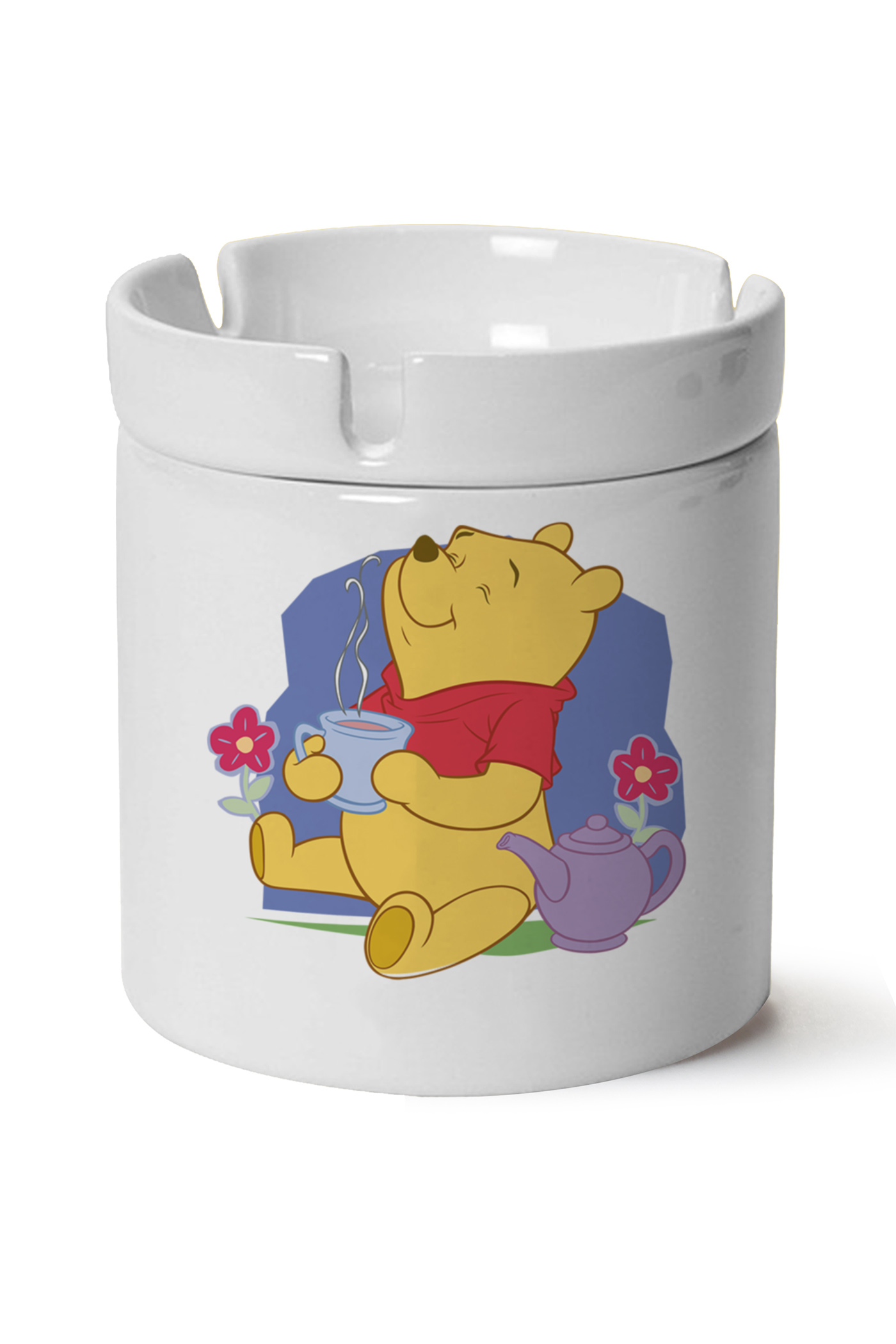 Winnie The Pooh Baskılı Porselen At Söndür Küllük