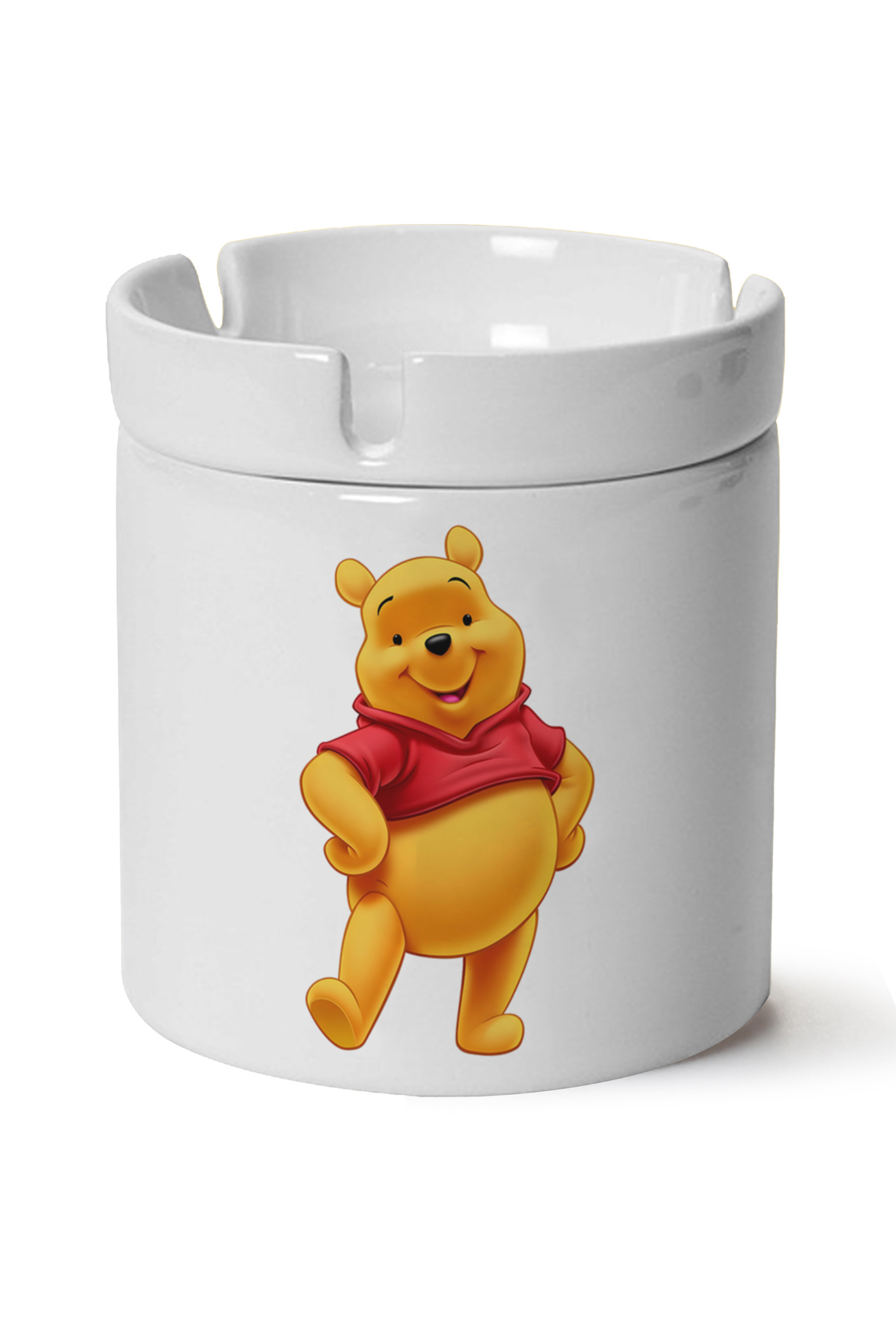 Winnie The Pooh Baskılı Porselen At Söndür Küllük