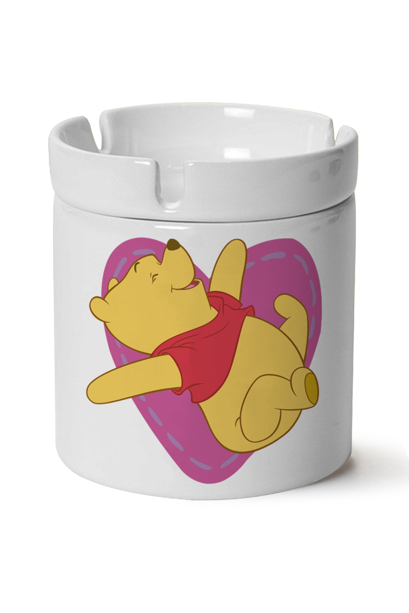 Winnie The Pooh Baskılı Porselen At Söndür Küllük