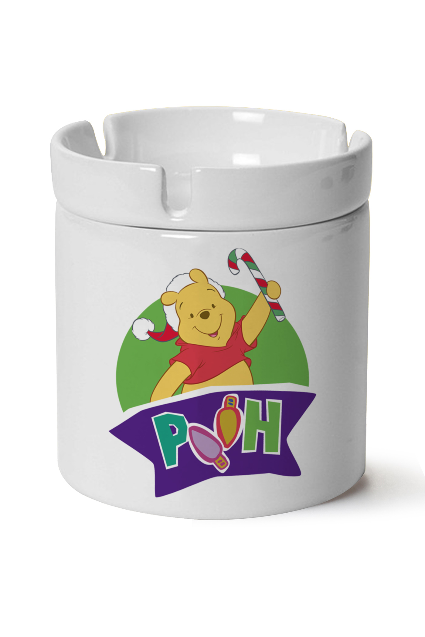 Winnie The Pooh Baskılı Porselen At Söndür Küllük