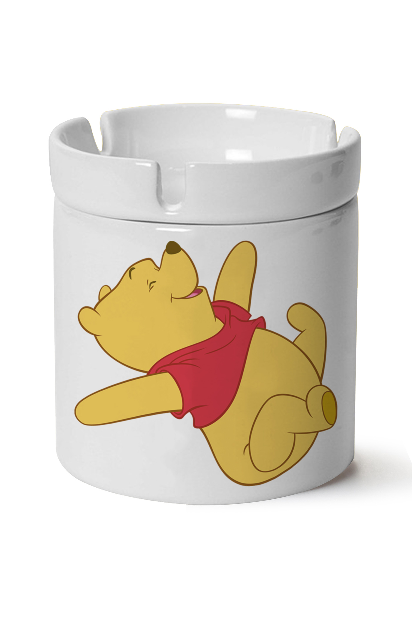 Winnie The Pooh Baskılı Porselen At Söndür Küllük