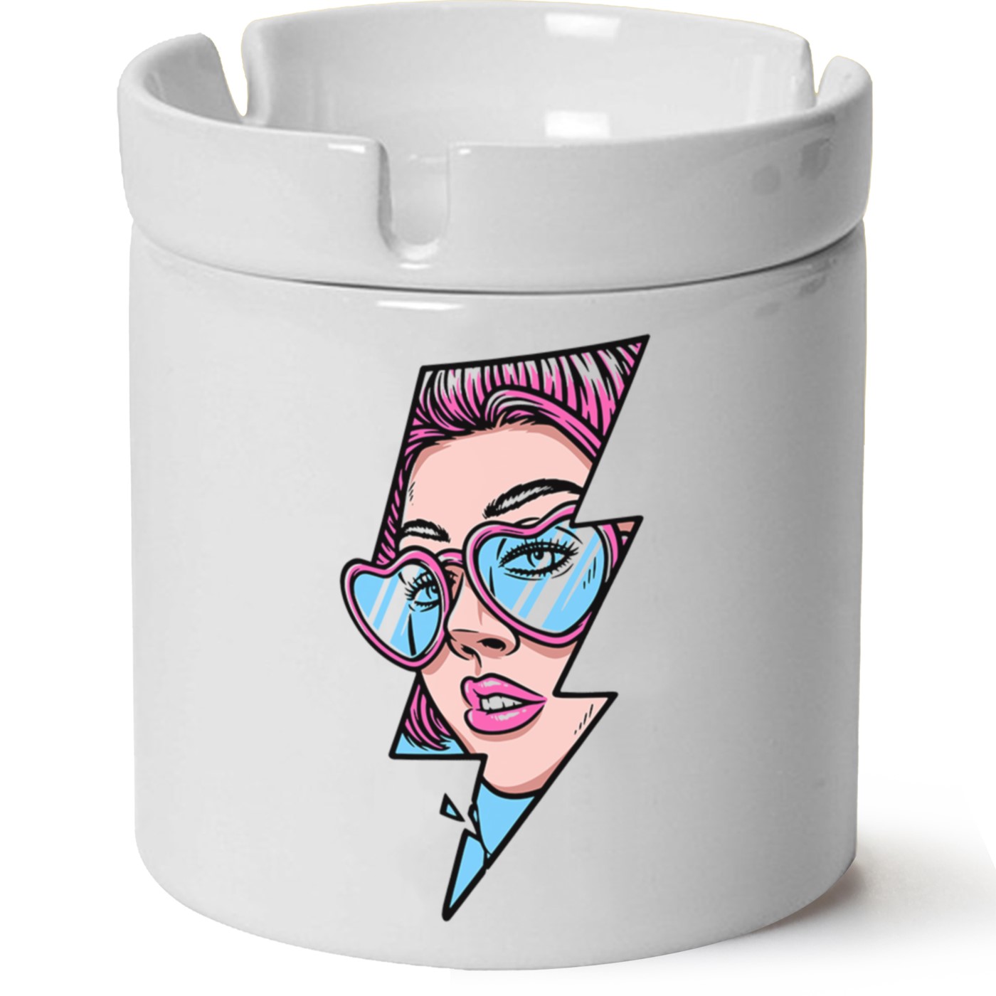 Cool Women Baskılı Porselen At Söndür Küllük