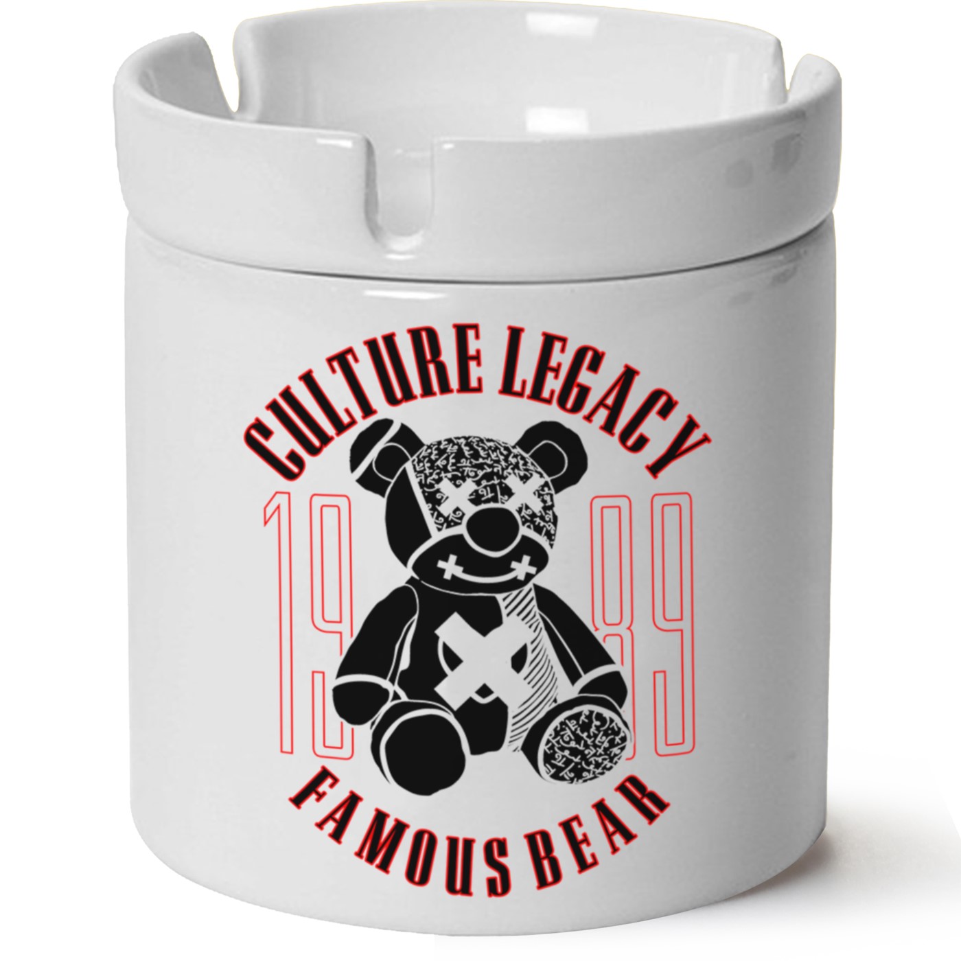 Culture Legacy Baskılı Porselen At Söndür Küllük