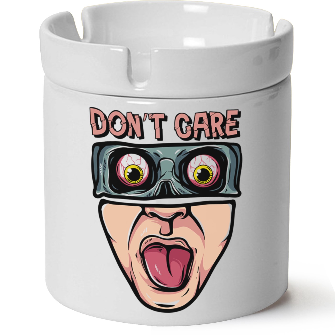 Don't Gare Baskılı Porselen At Söndür Küllük