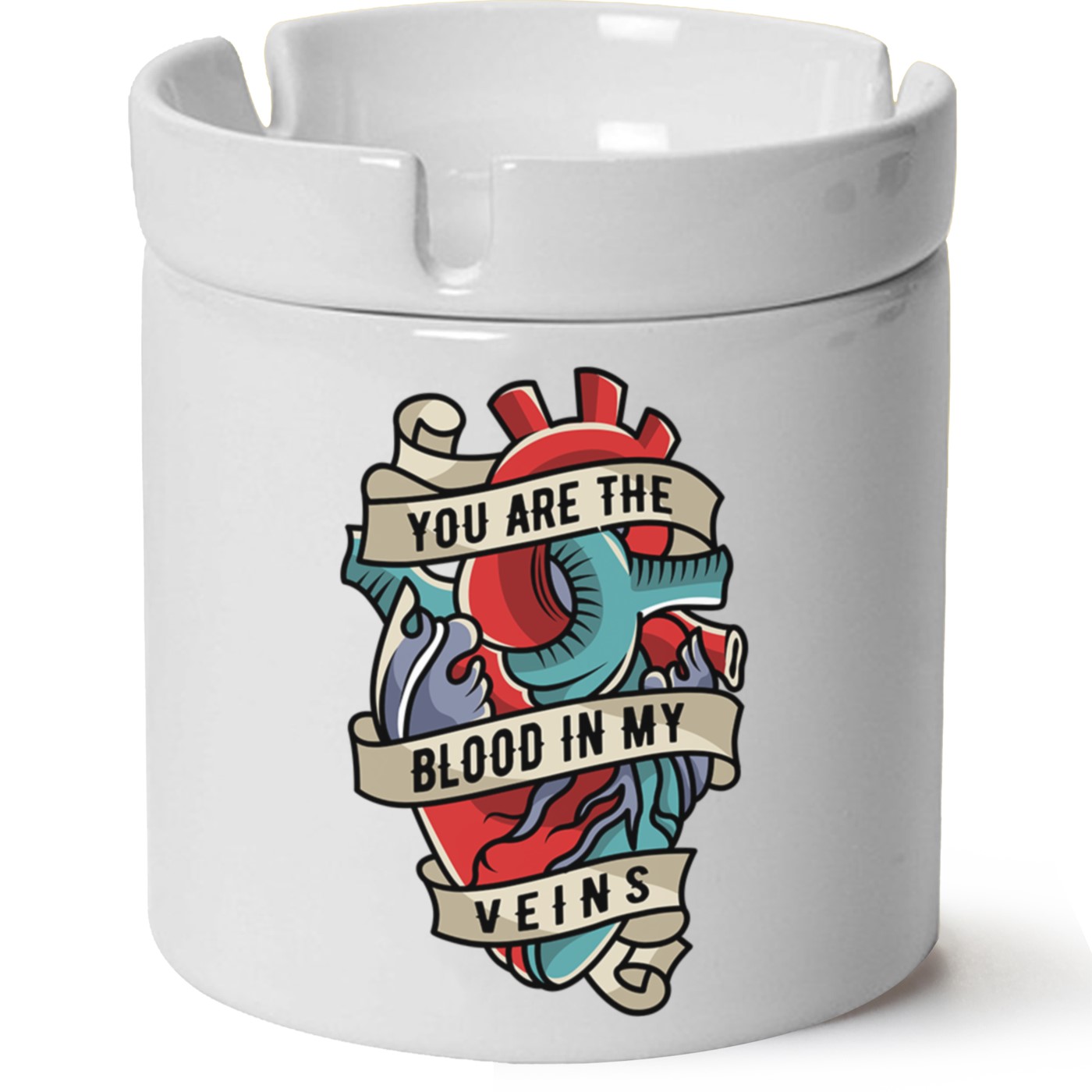 You Are The Blooin Baskılı Porselen At Söndür Küllük