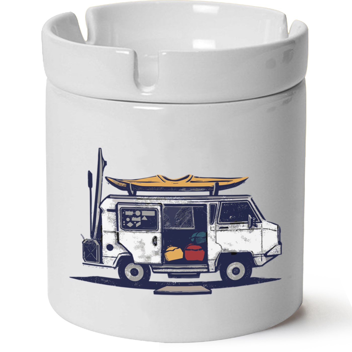 Macera-Doğa Baskılı Porselen At Söndür Küllük