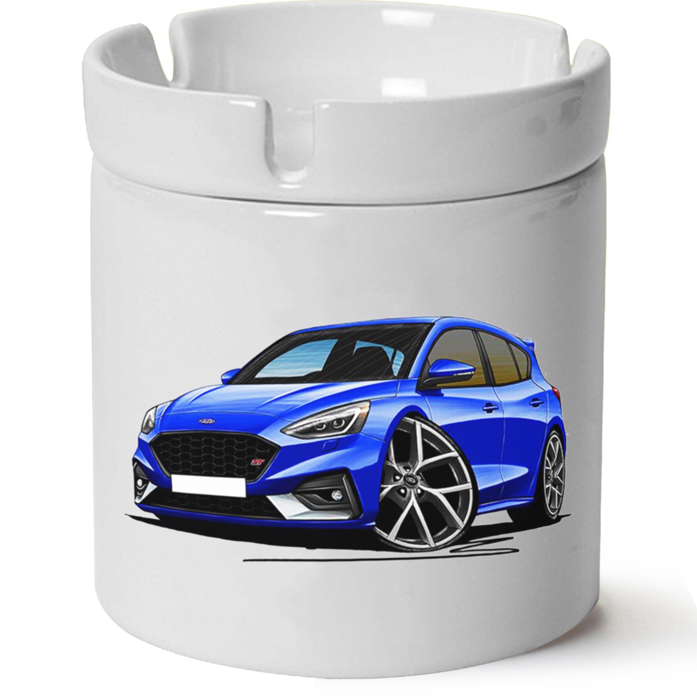 Ford Focus Mk4 Baskılı Porselen At Söndü Küllük