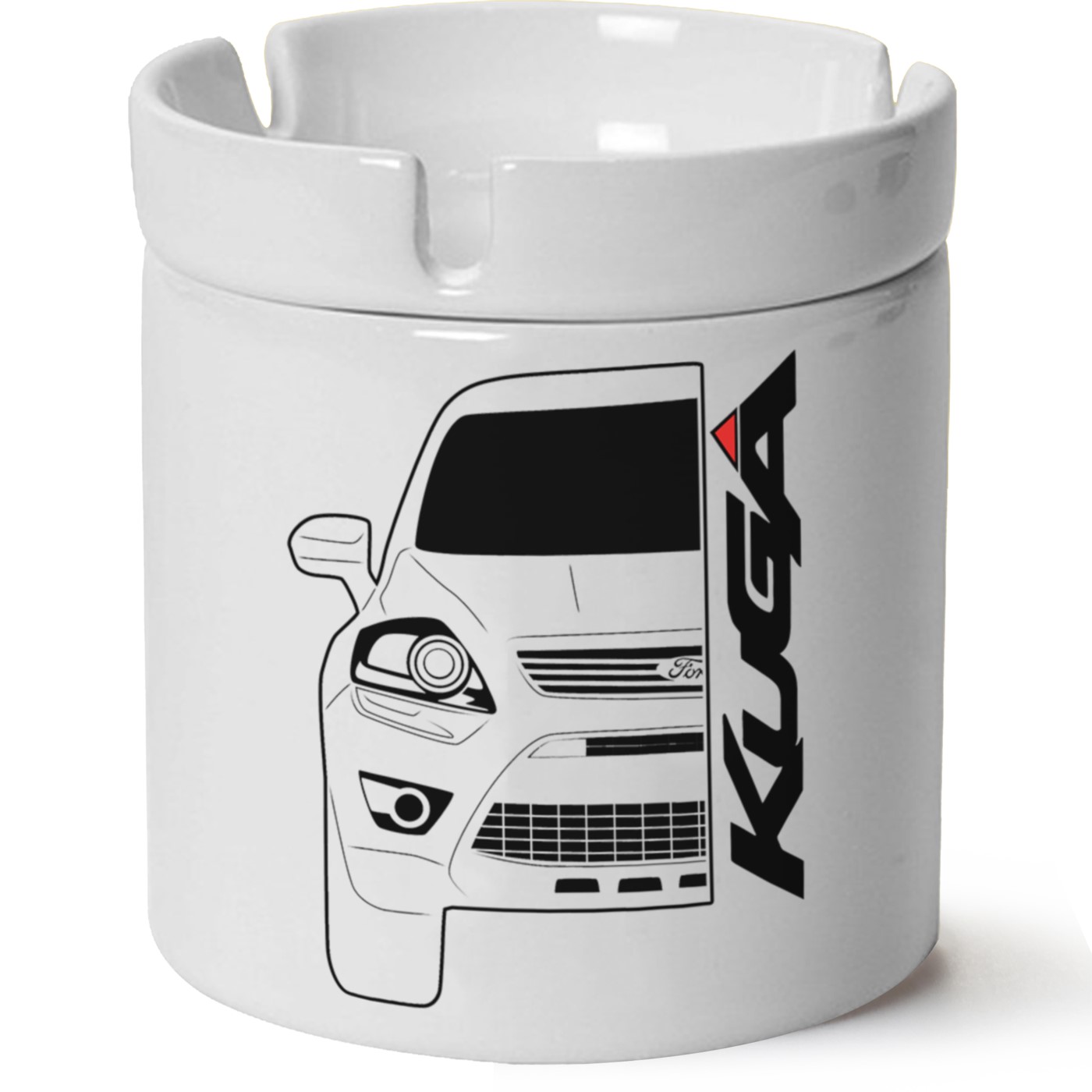 Ford Kuga Baskılı Porselen At Söndü Küllük