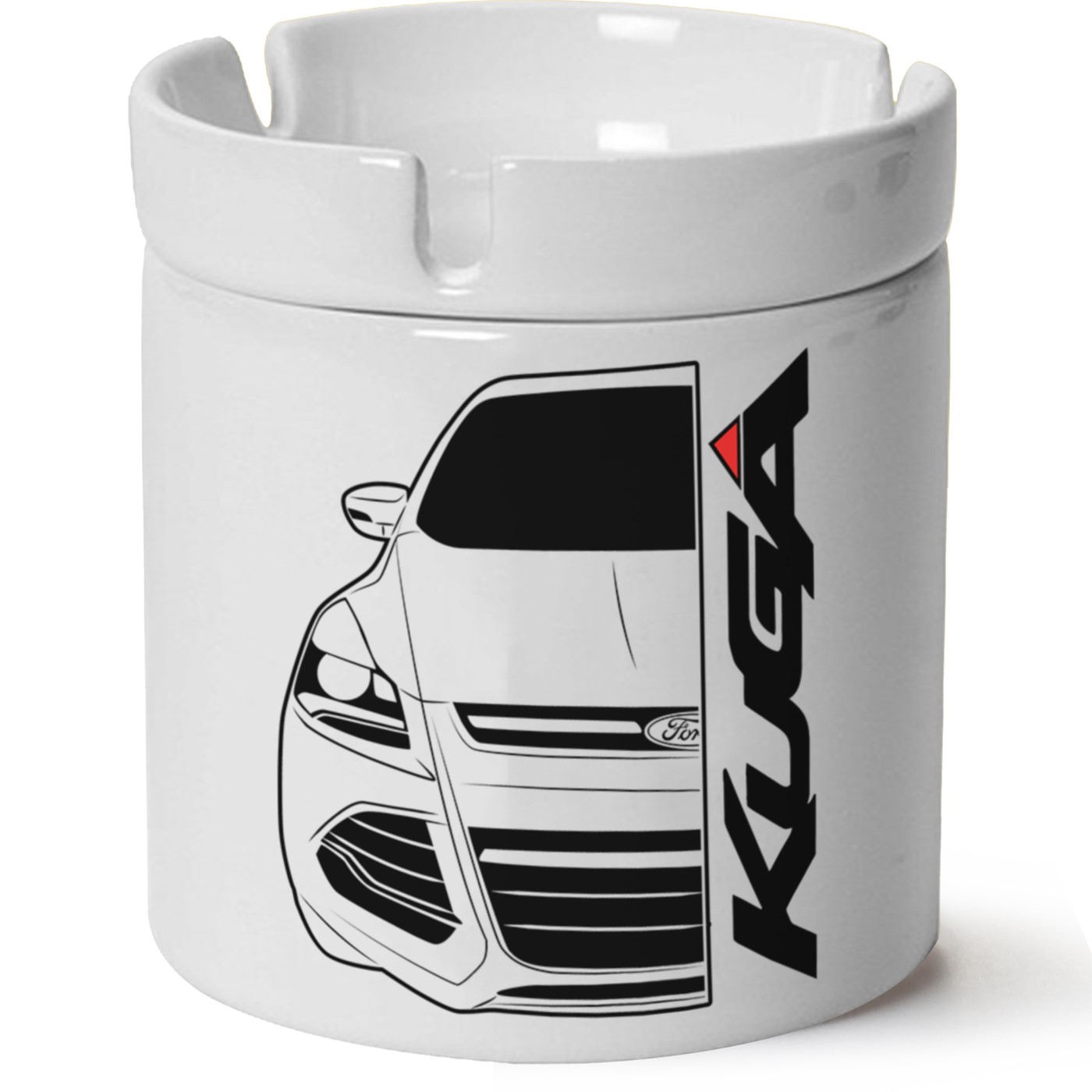 Ford Kuga Baskılı Porselen At Söndü Küllük