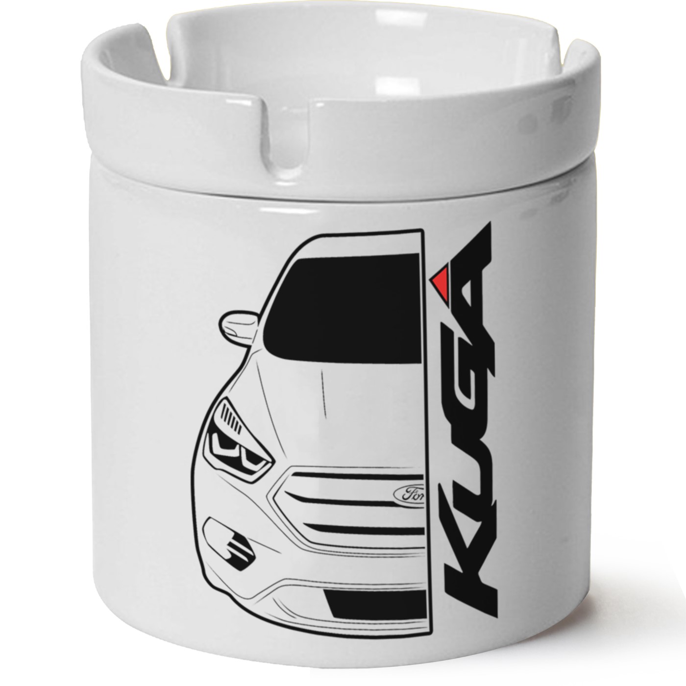 Ford Kuga Baskılı Porselen At Söndü Küllük