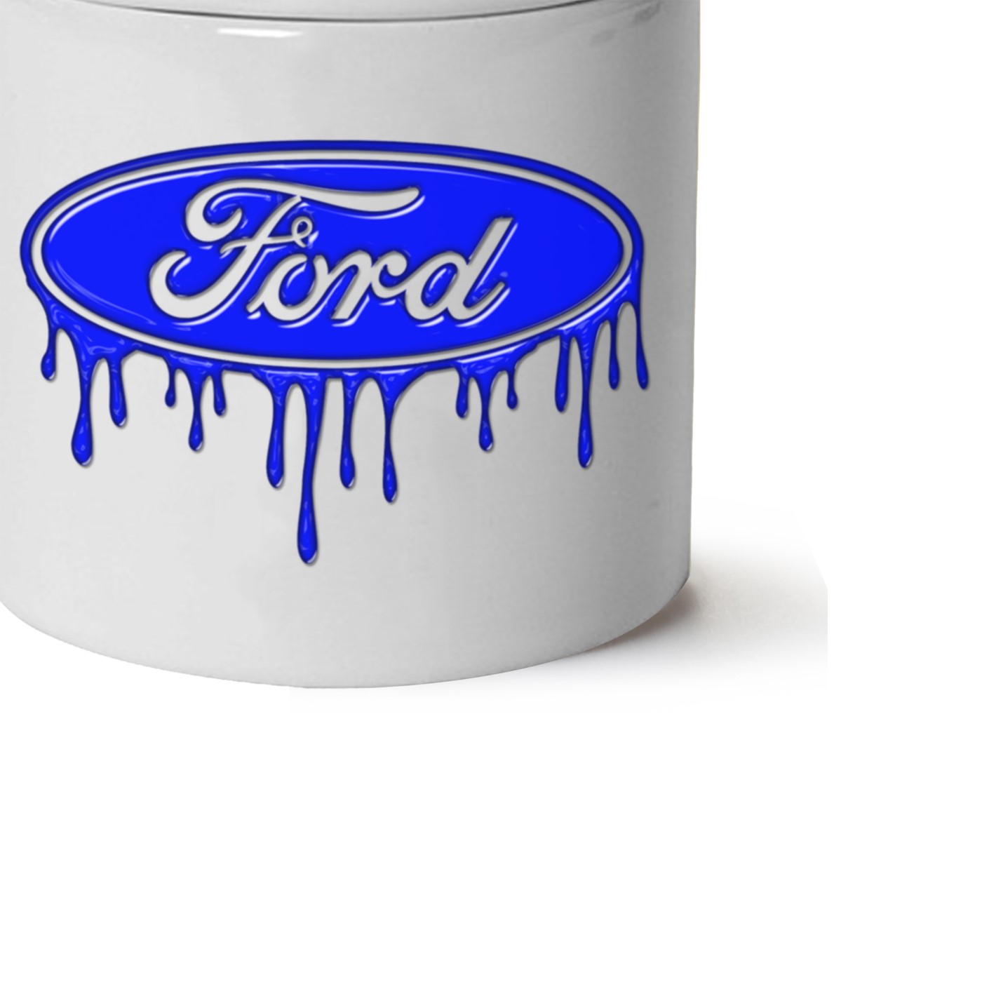 Ford Logo Baskılı Porselen At Söndü Küllük