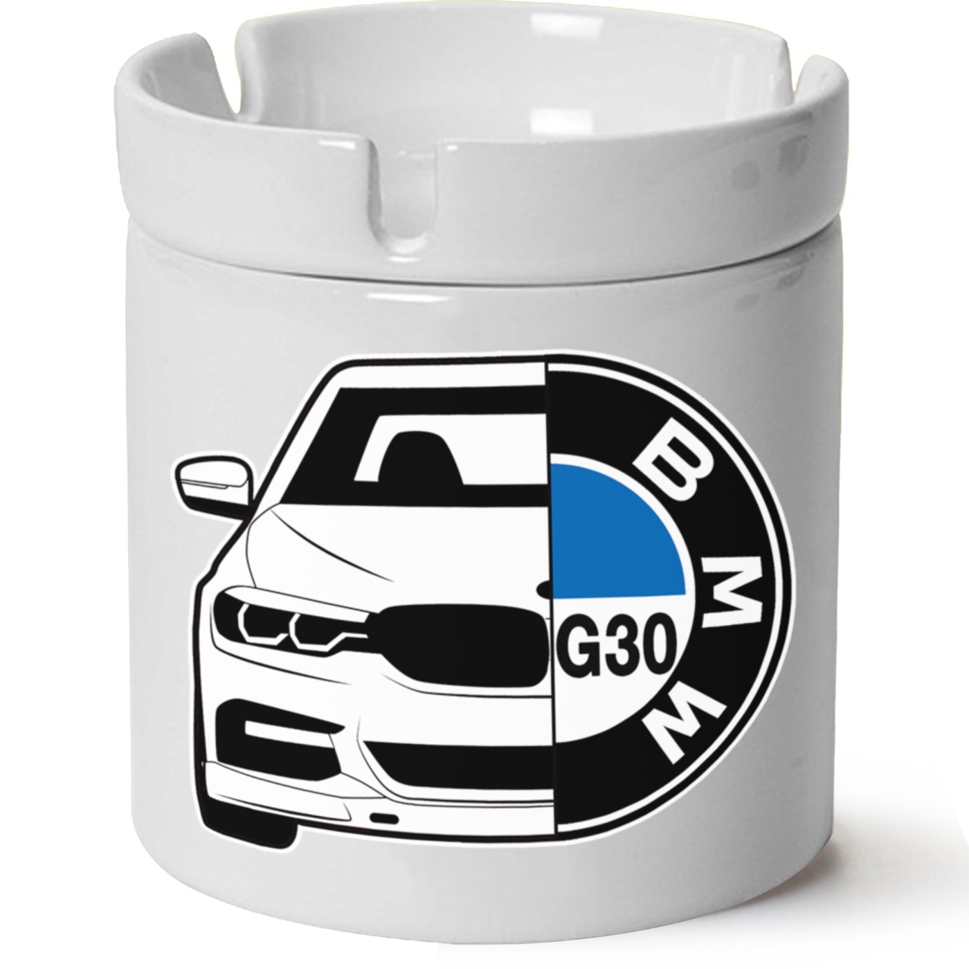 Bmw G30 Baskılı Porselen At Söndür Küllük