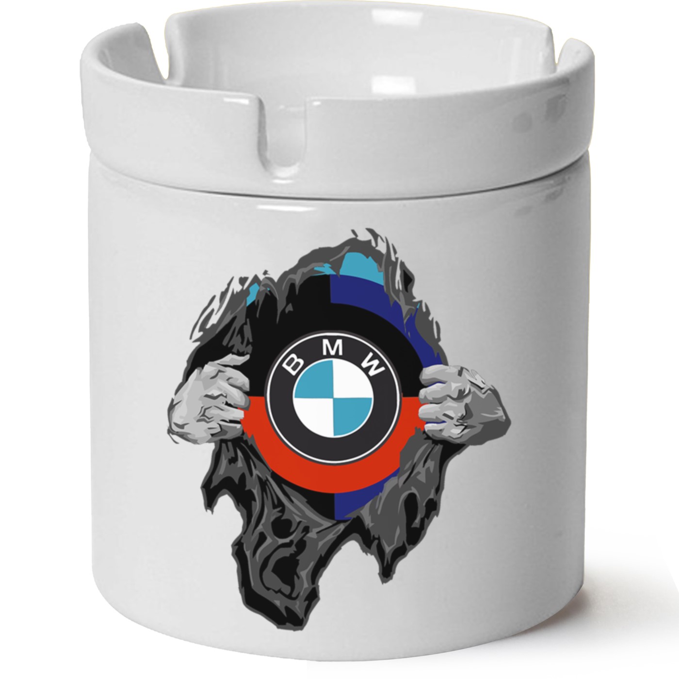 Bmw Logo Baskılı Porselen At Söndür Küllük