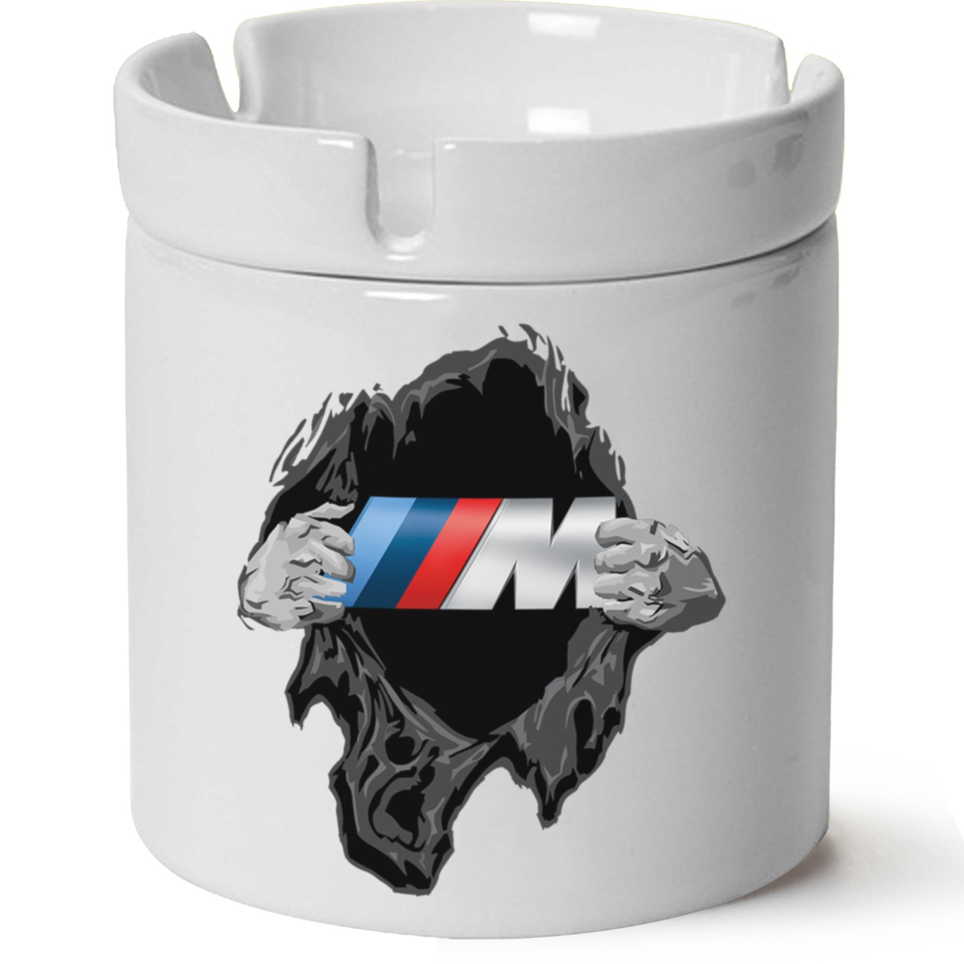 Bmw M Logo Baskılı Porselen At Söndür Küllük