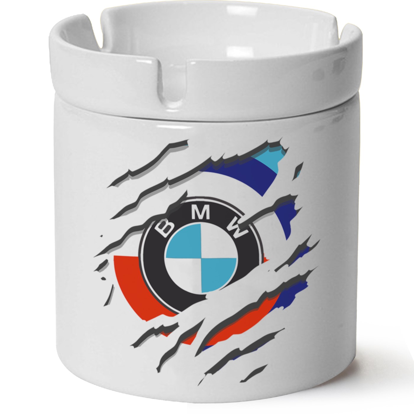 Bmw Logo Baskılı Porselen At Söndür Küllük