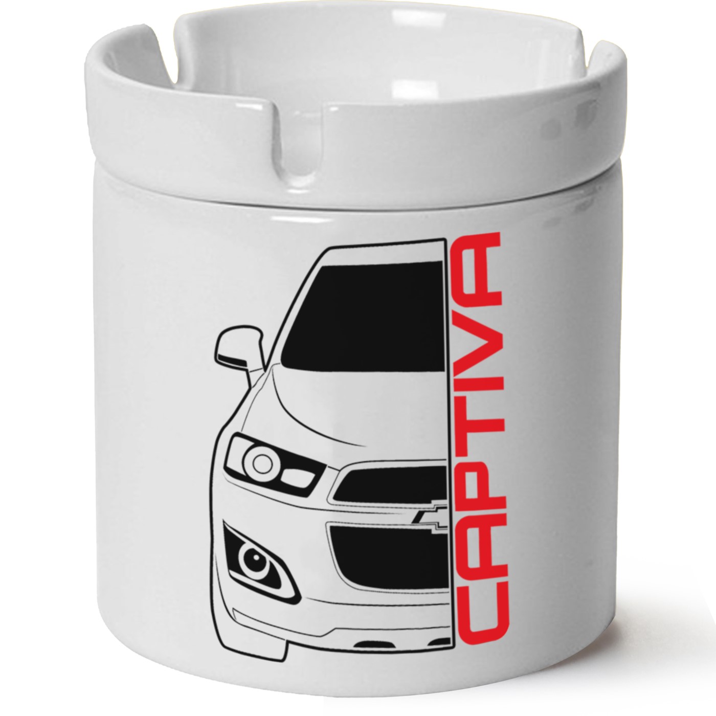 Chevrolet Captiva Baskılı Porselen  At Söndür Küllük