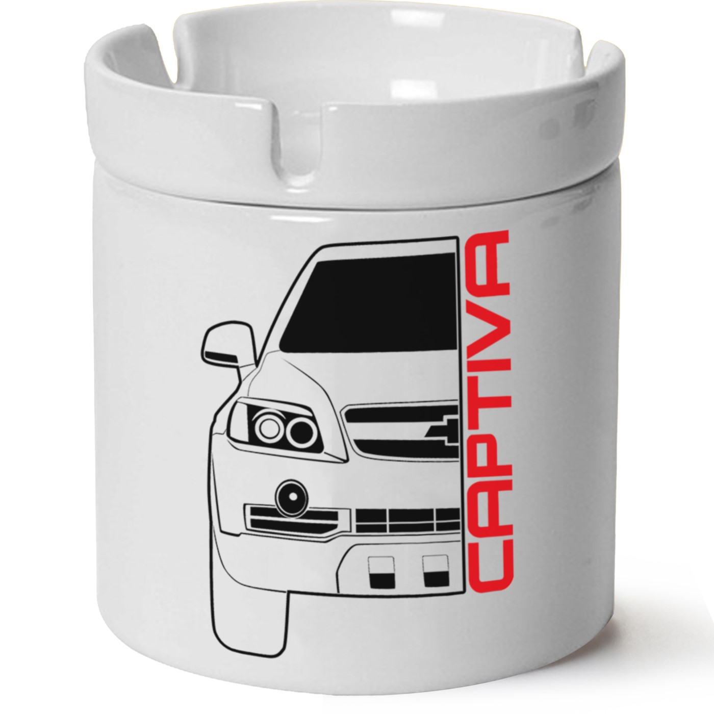 Chevrolet Captiva Baskılı Porselen  At Söndür Küllük