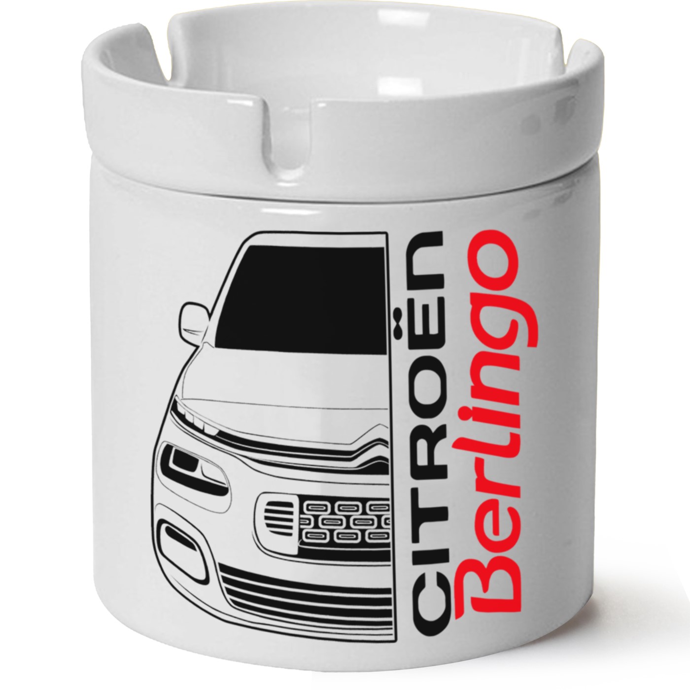 Citroen Berlingo Baskılı Porselen At Söndür Küllük