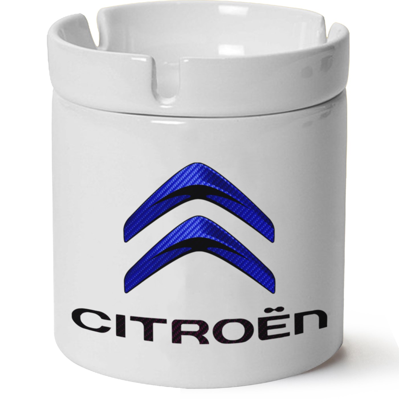 Citroen Logo Baskılı Porselen At Söndür Küllük