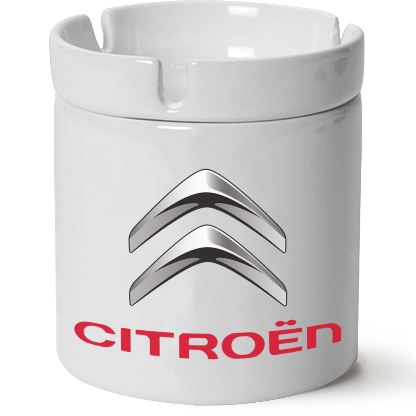 Citroen Logo Baskılı Porselen At Söndür Küllük