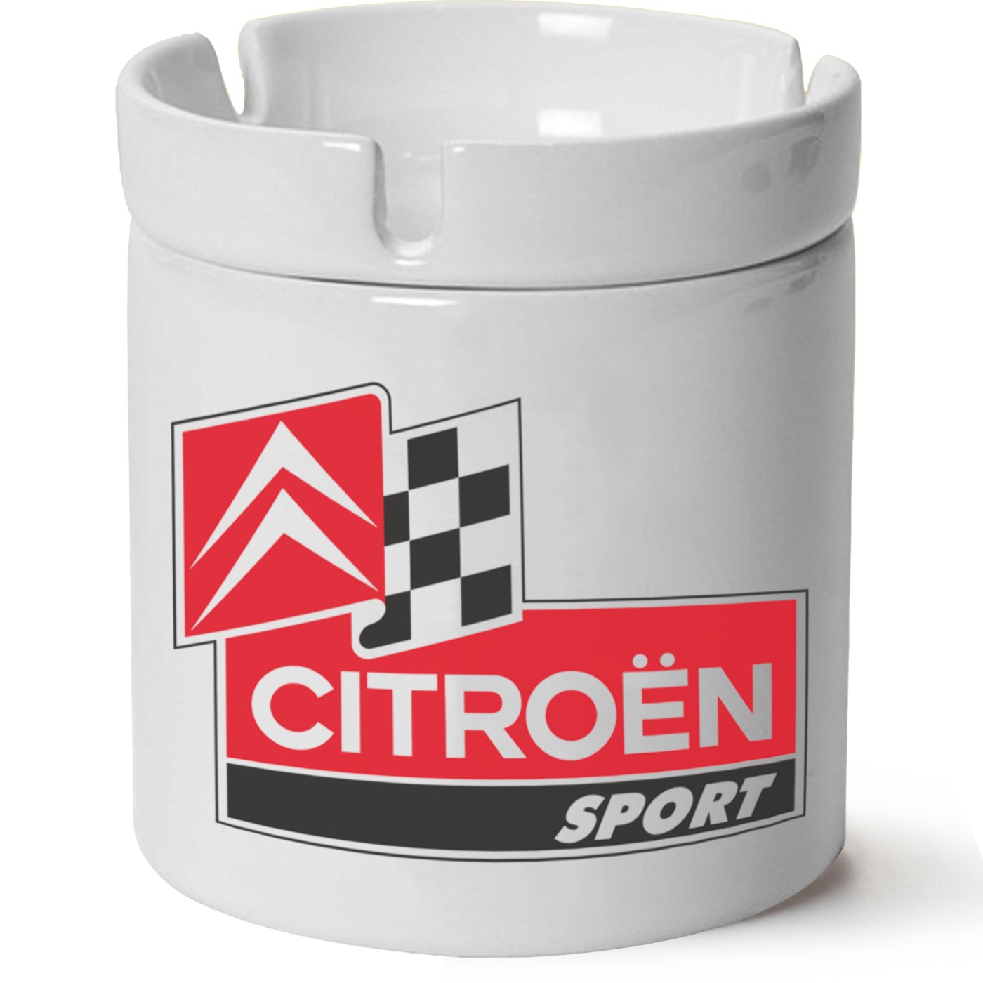 Citroen Logo Baskılı Porselen At Söndür Küllük