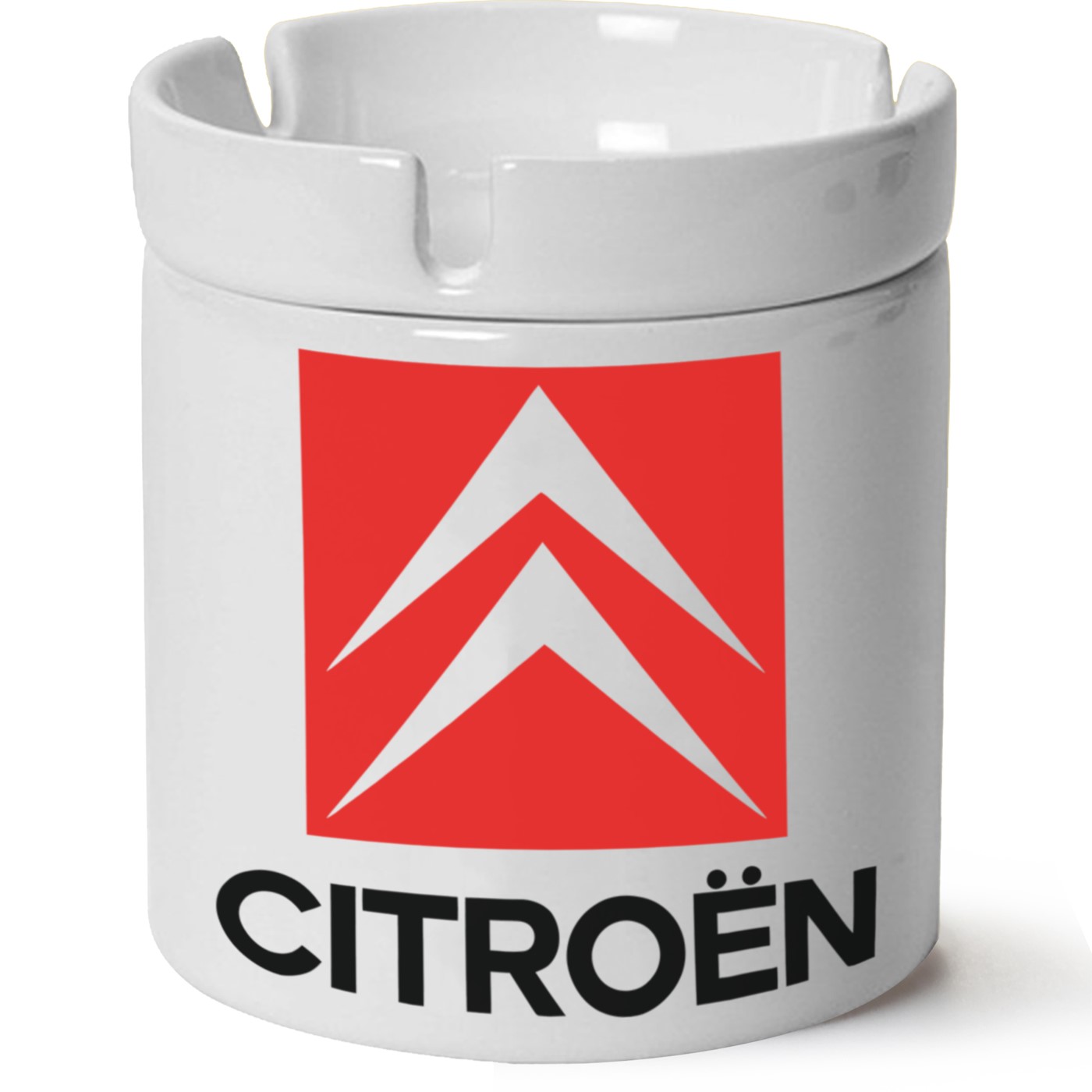 Citroen Logo Baskılı Porselen At Söndür Küllük