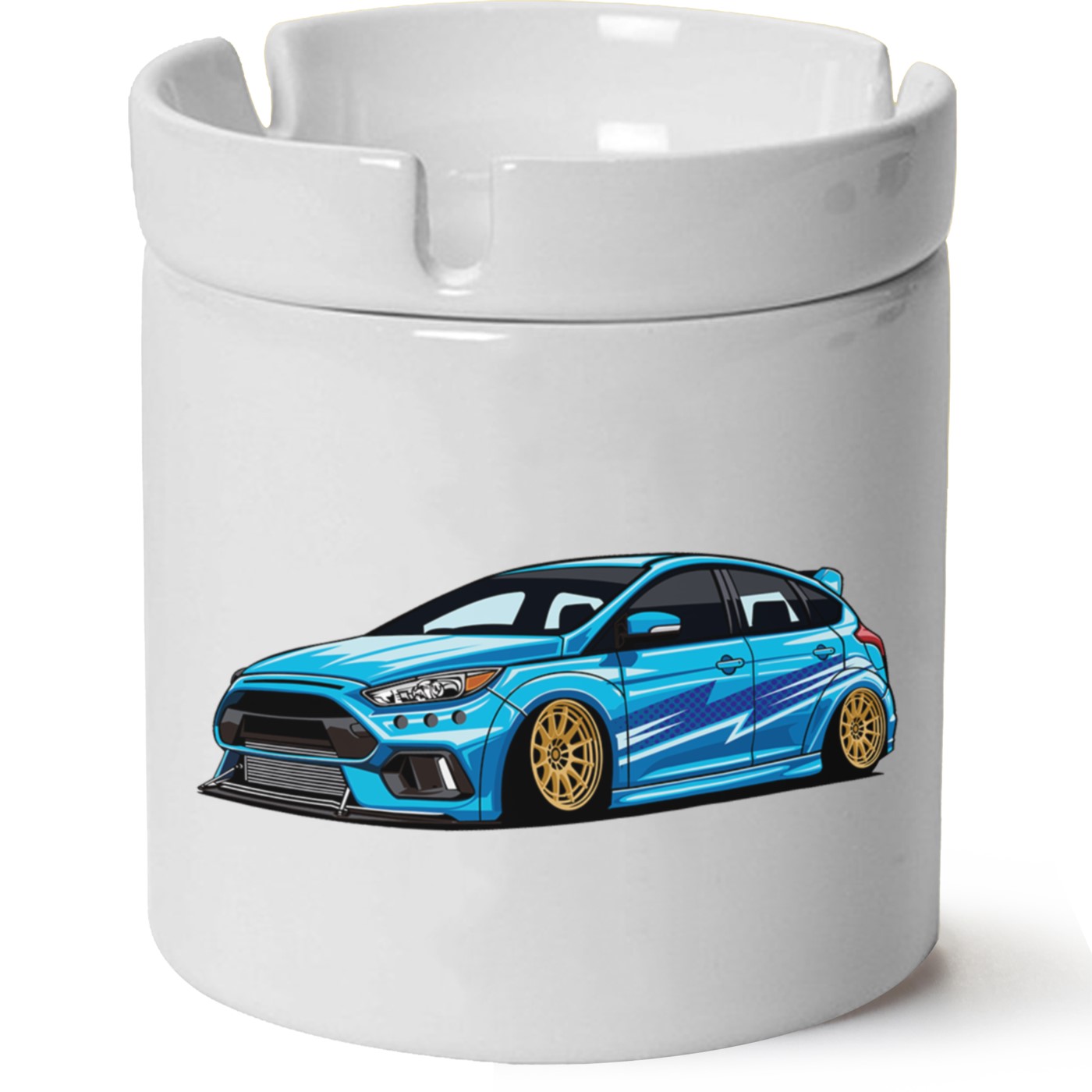 Ford Focus Mk3 Baskılı Porselen At Söndü Küllük