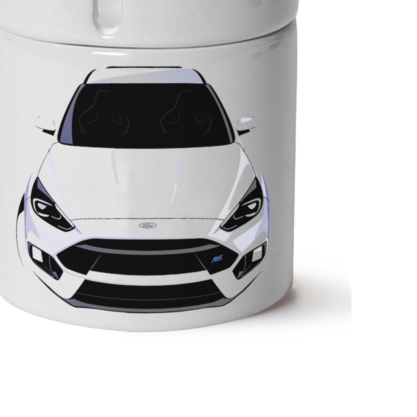 Ford Focus Mk3 Baskılı Porselen At Söndü Küllük